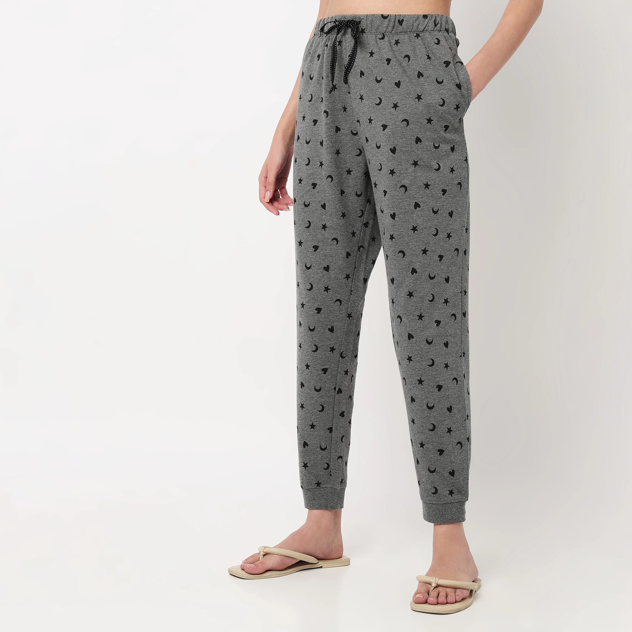 Cotton Printed Lounge Pyjamas - Image 5