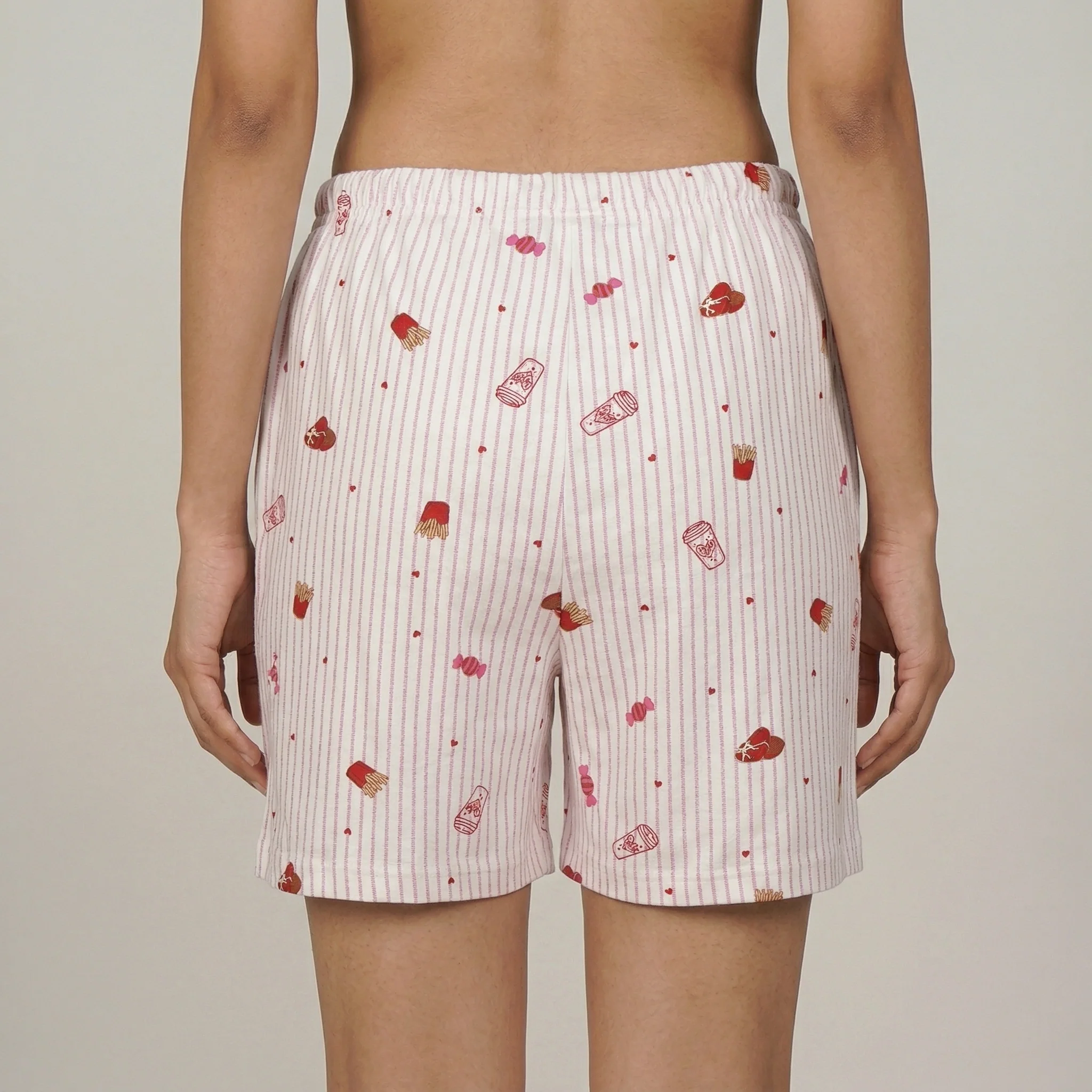 Cotton Printed Lounge Shorts - Image 3