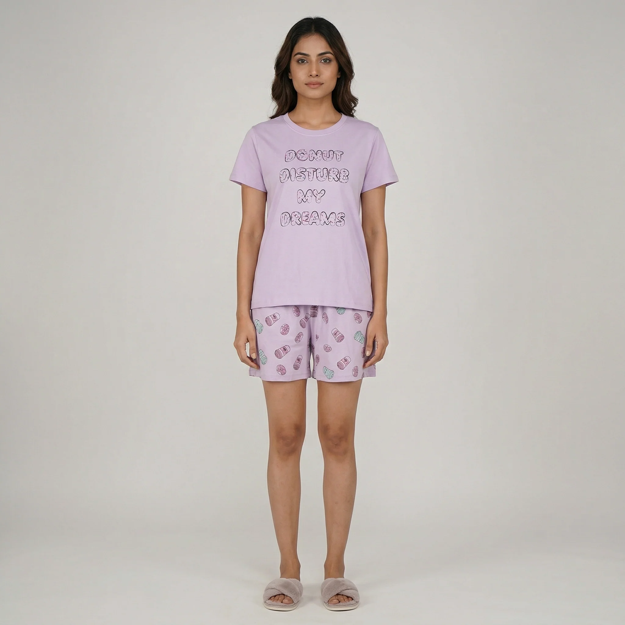 Cotton Printed Lounge Shorts