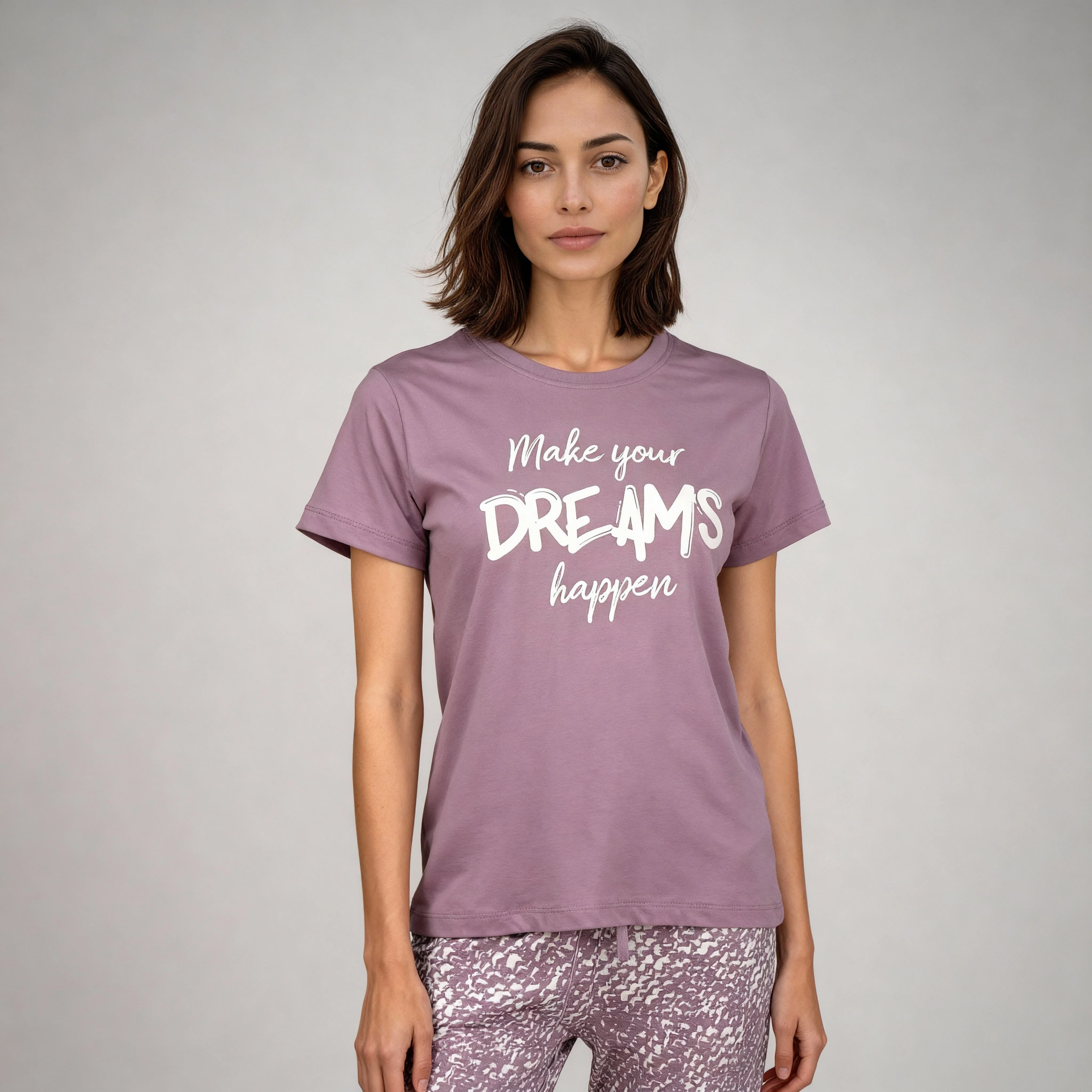 Cotton Printed Lounge T-Shirt - Image 2