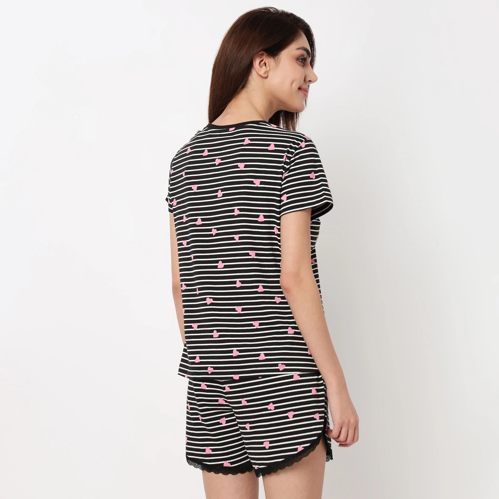 Cotton Printed Lounge T-Shirt - Image 3
