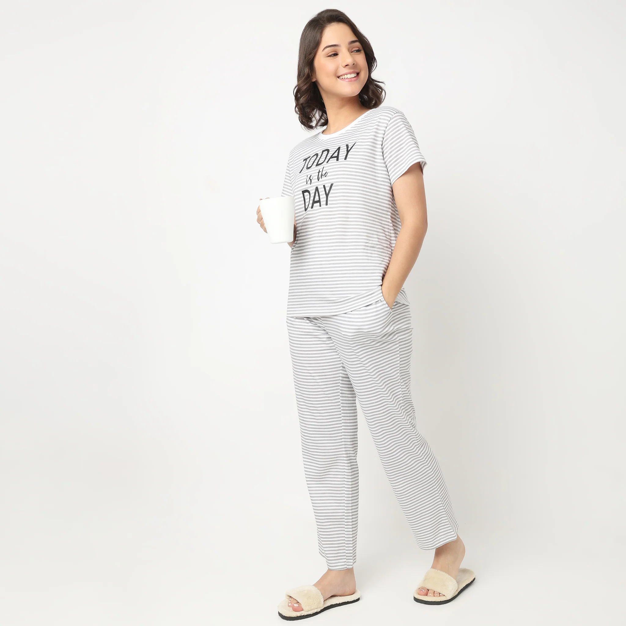 Cotton Printed Lounge T-Shirt