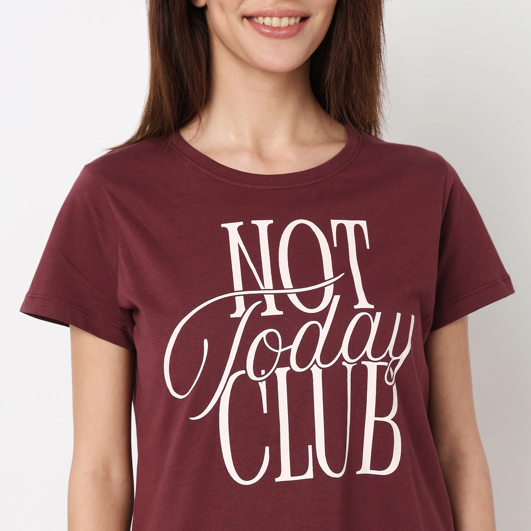 Cotton Printed Lounge T-Shirt - Image 4