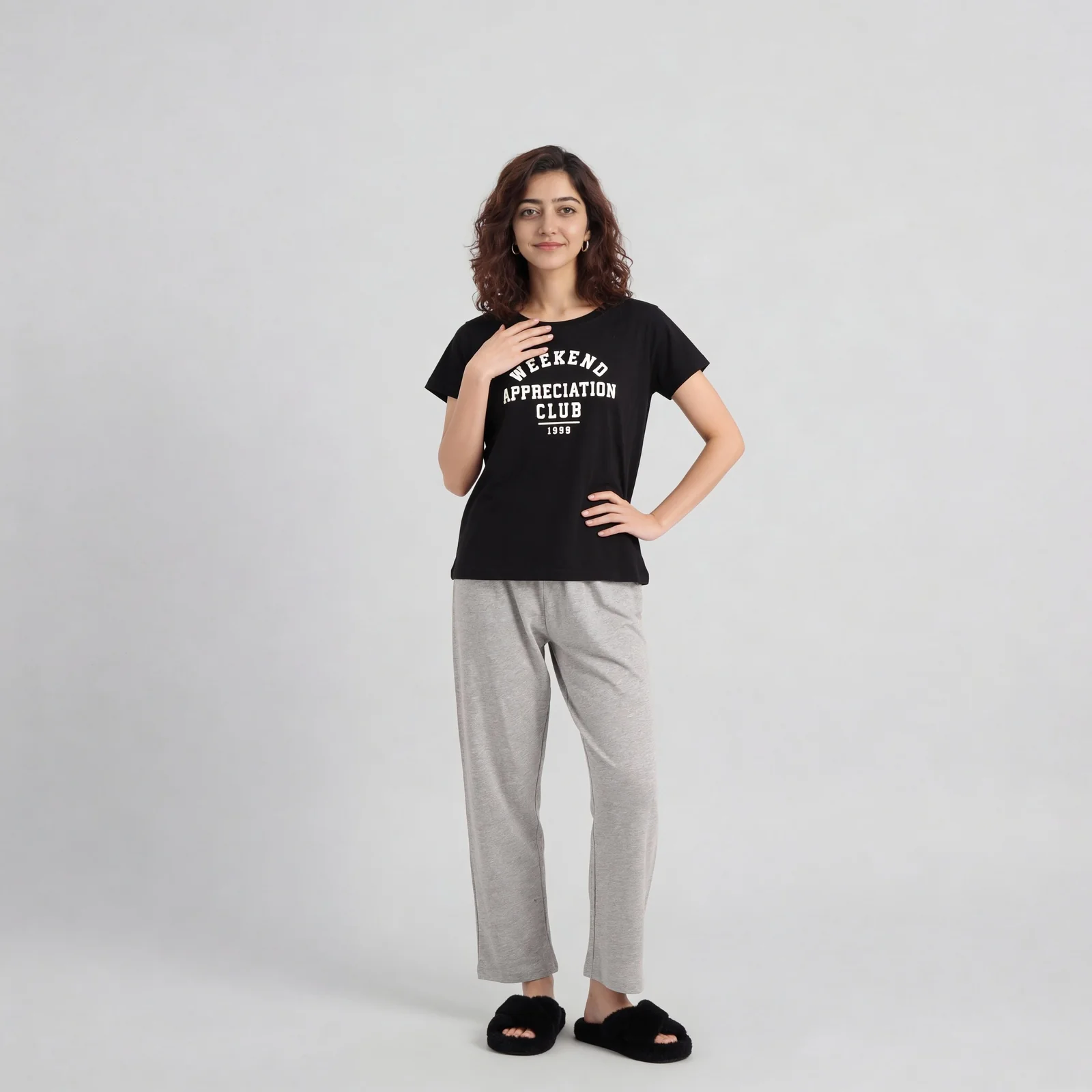 Cotton Printed Lounge T-Shirt
