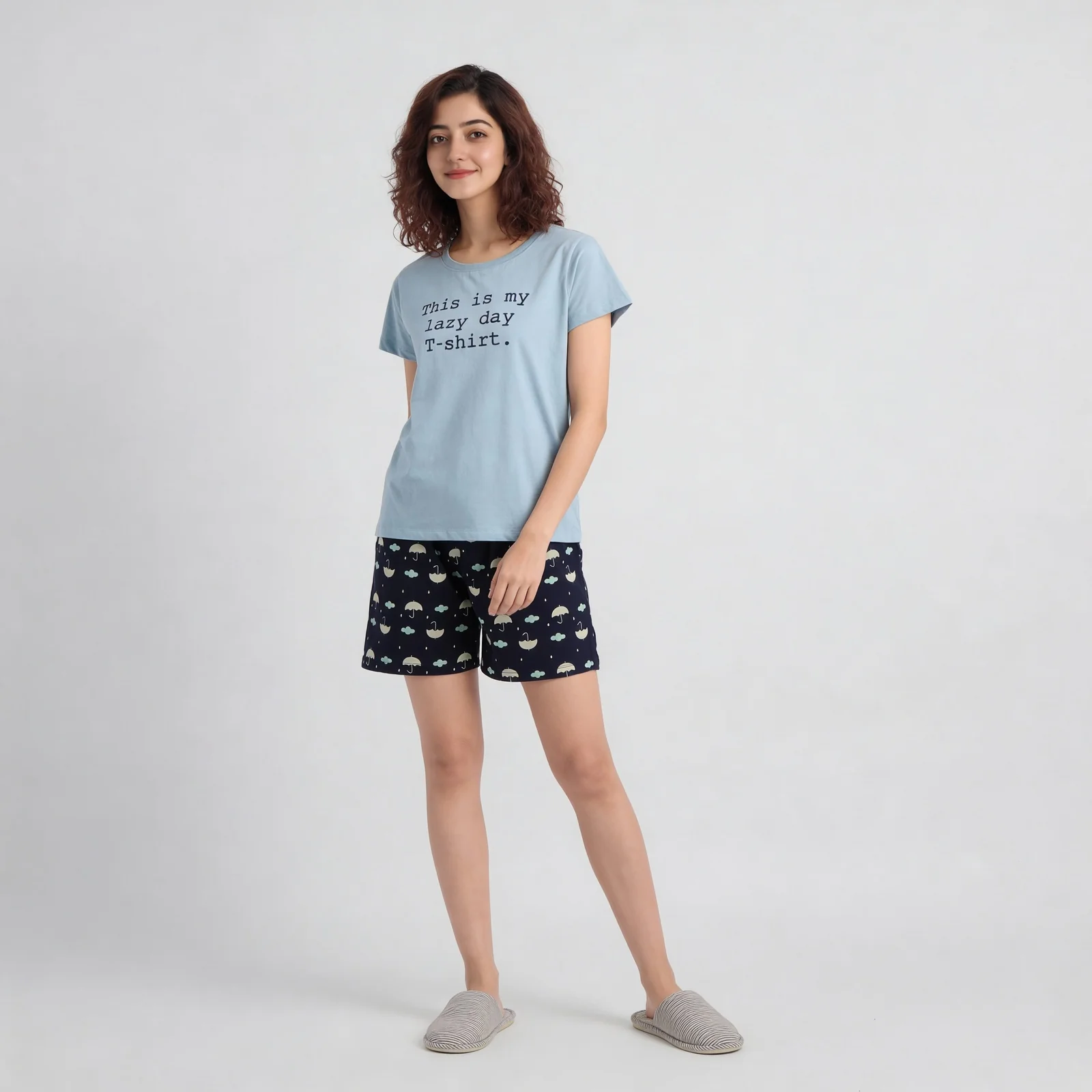 Cotton Printed Lounge T-Shirt