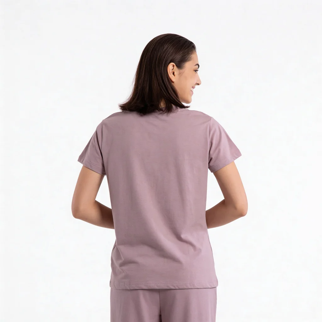 Cotton Printed Lounge T-Shirt - Image 3