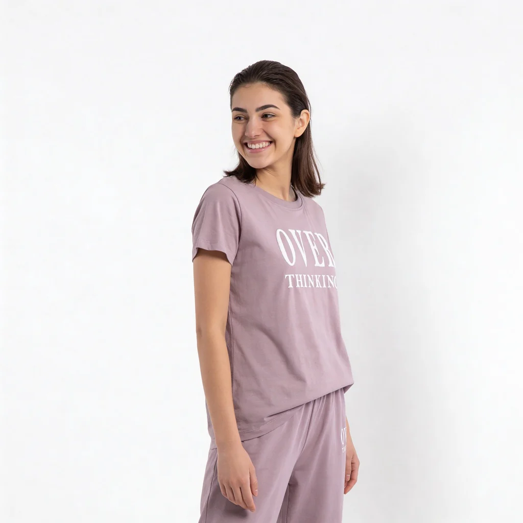 Cotton Printed Lounge T-Shirt - Image 5