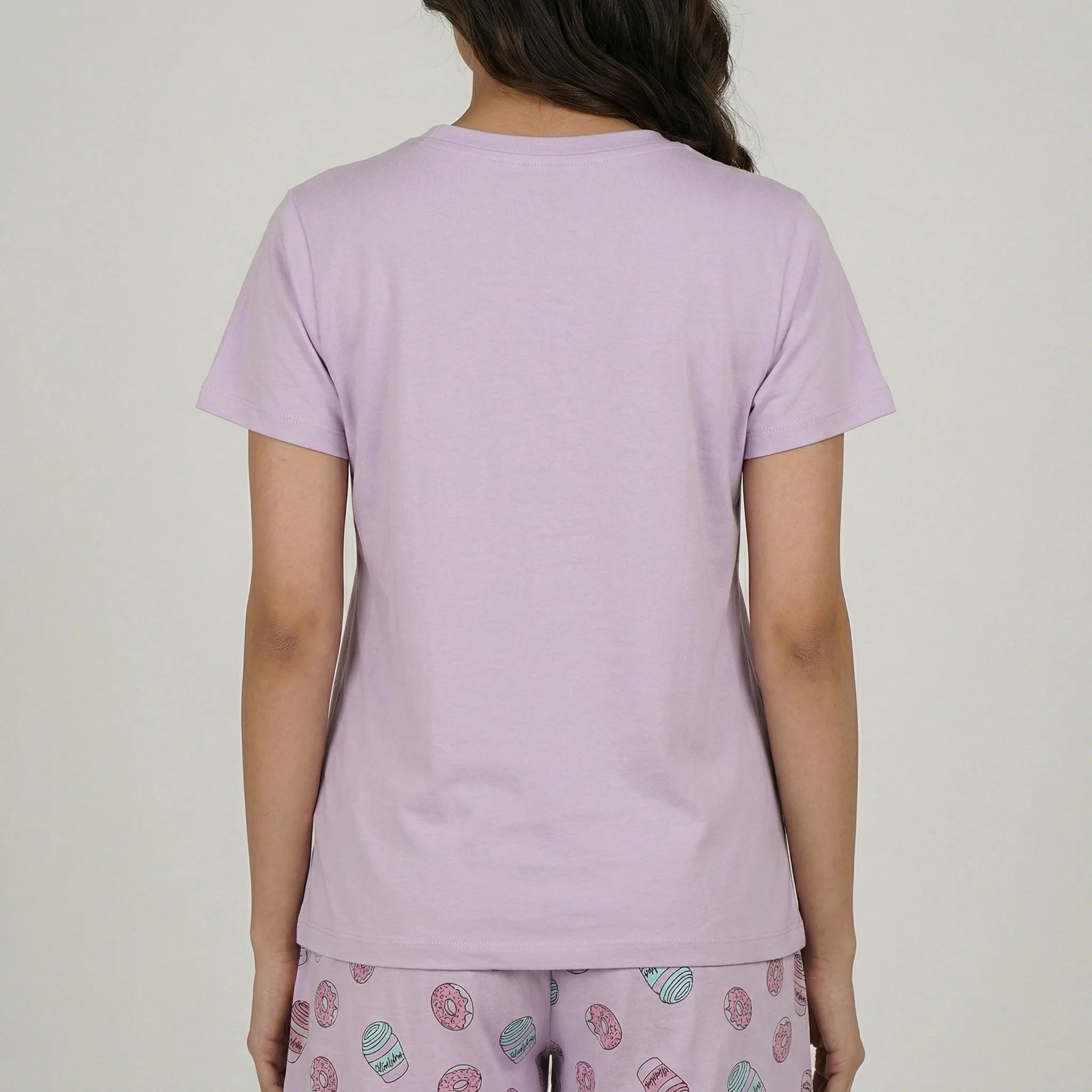 Cotton Printed Lounge T-Shirt - Image 3