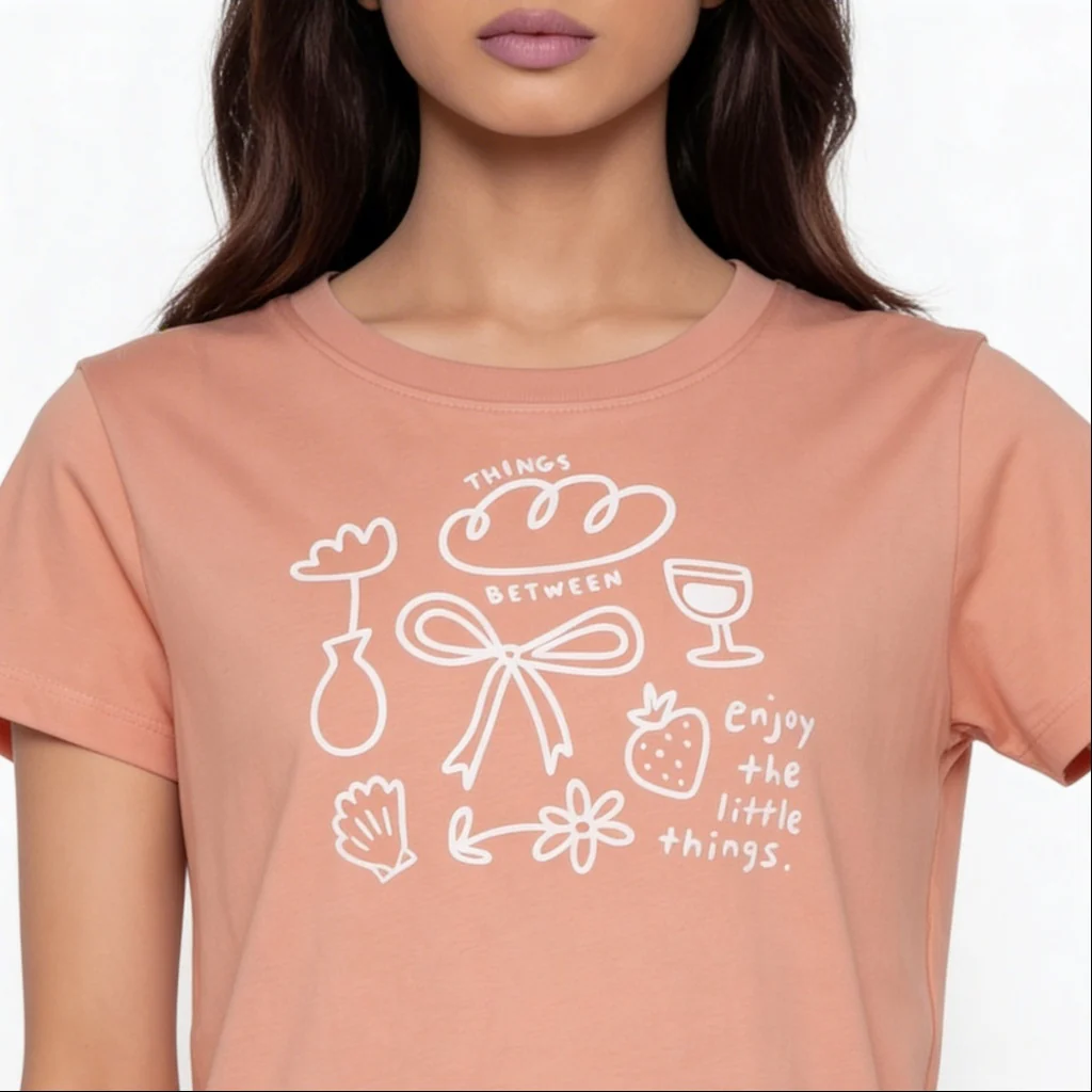 Cotton Printed Lounge T-Shirt - Image 4