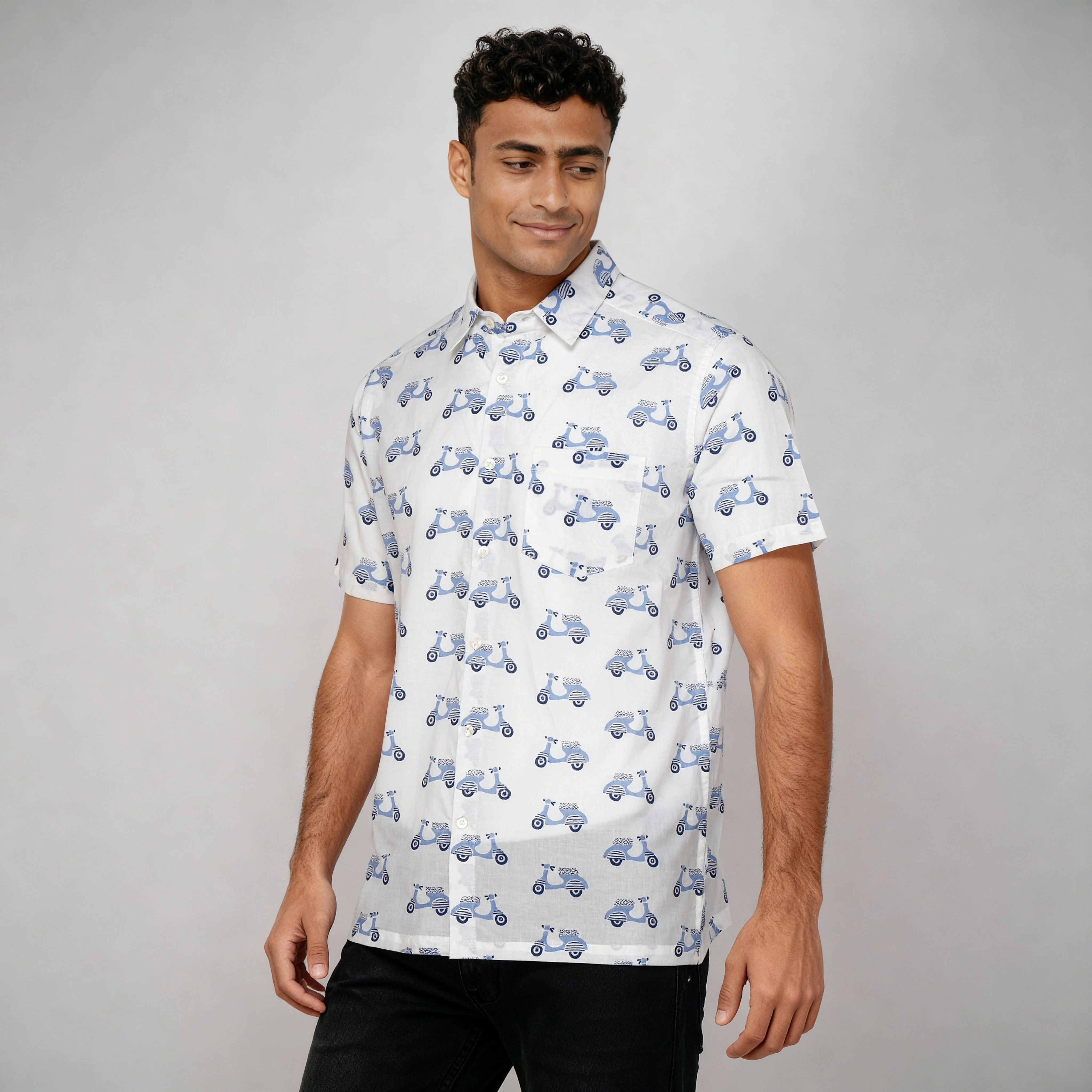 Cotton Printed Shirt - Image 5