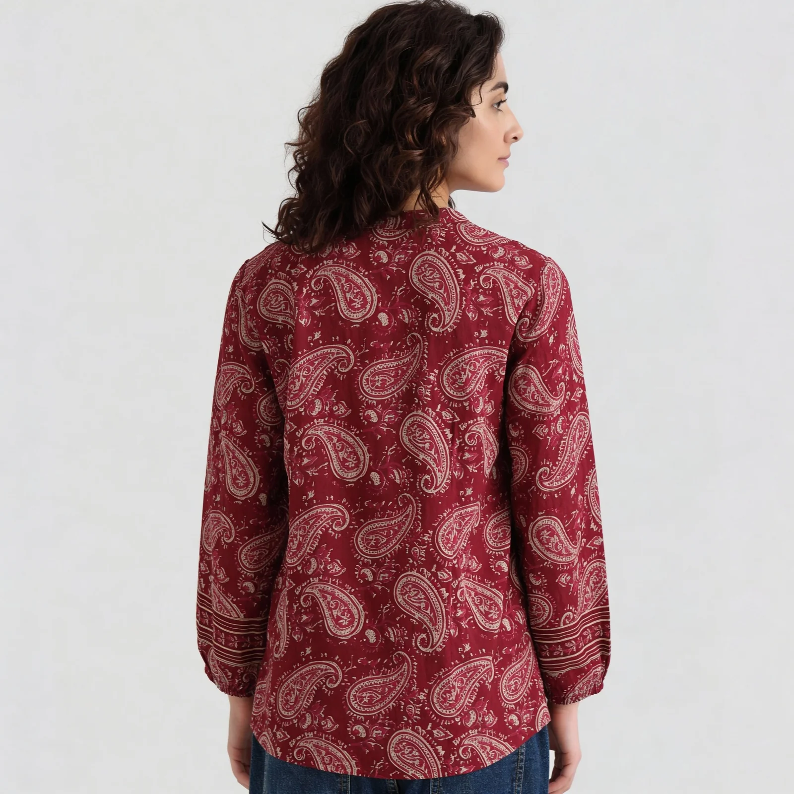 Cotton Printed Short Kurta - Image 3