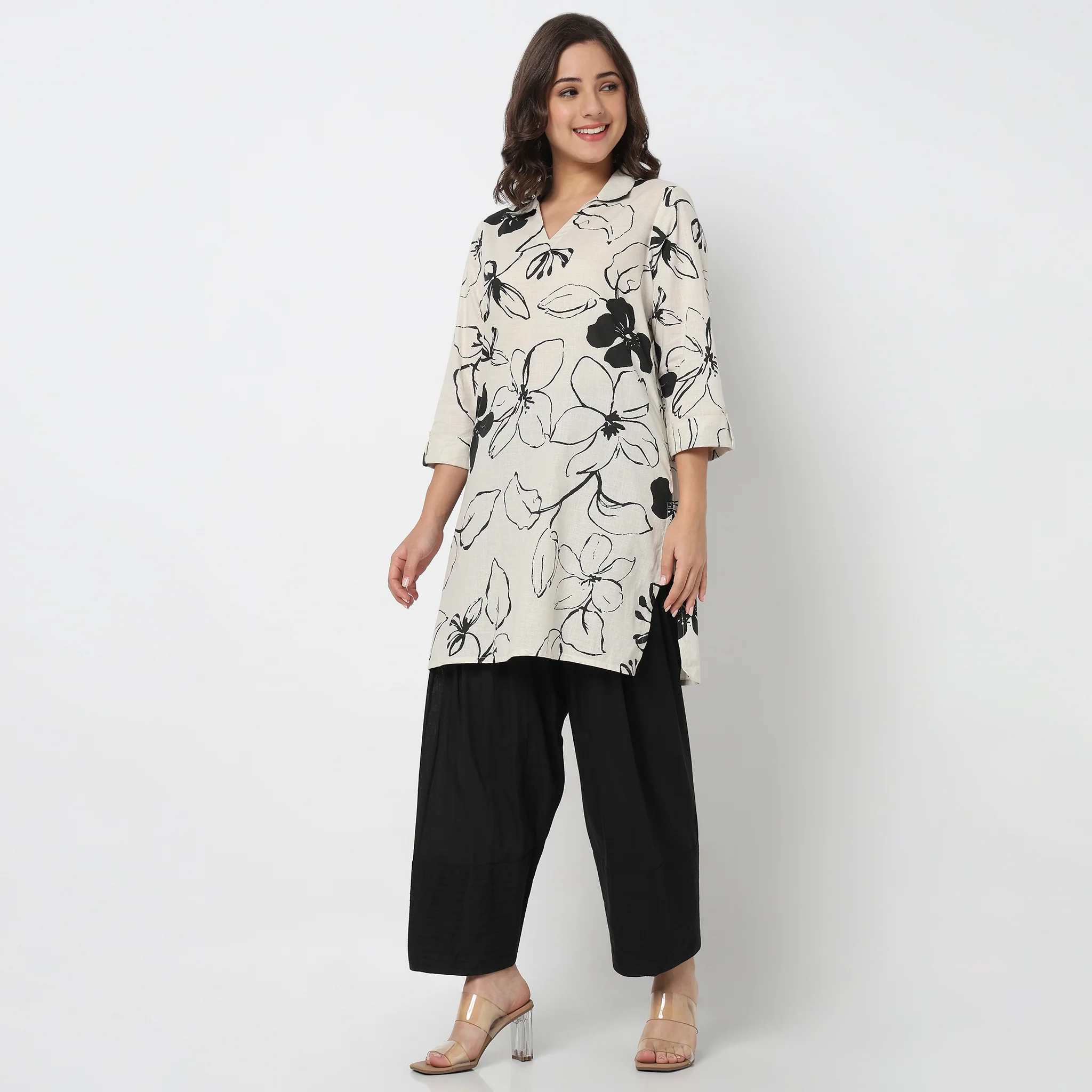 Cotton Printed Short Kurta - Image 10