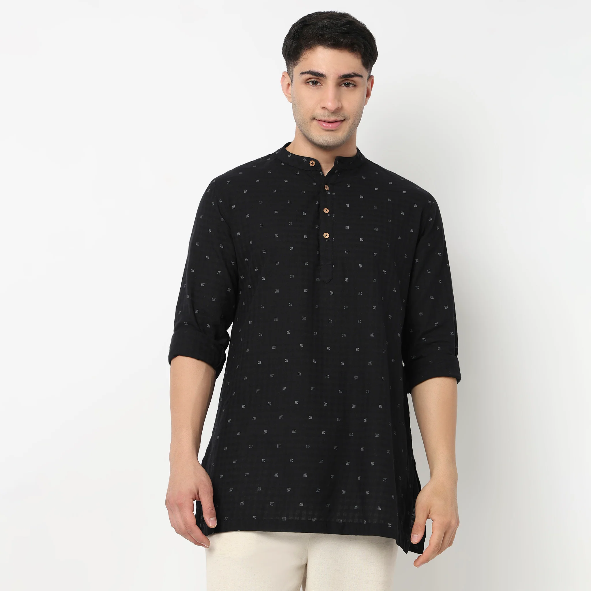 Cotton Printed Short Kurta - Image 2