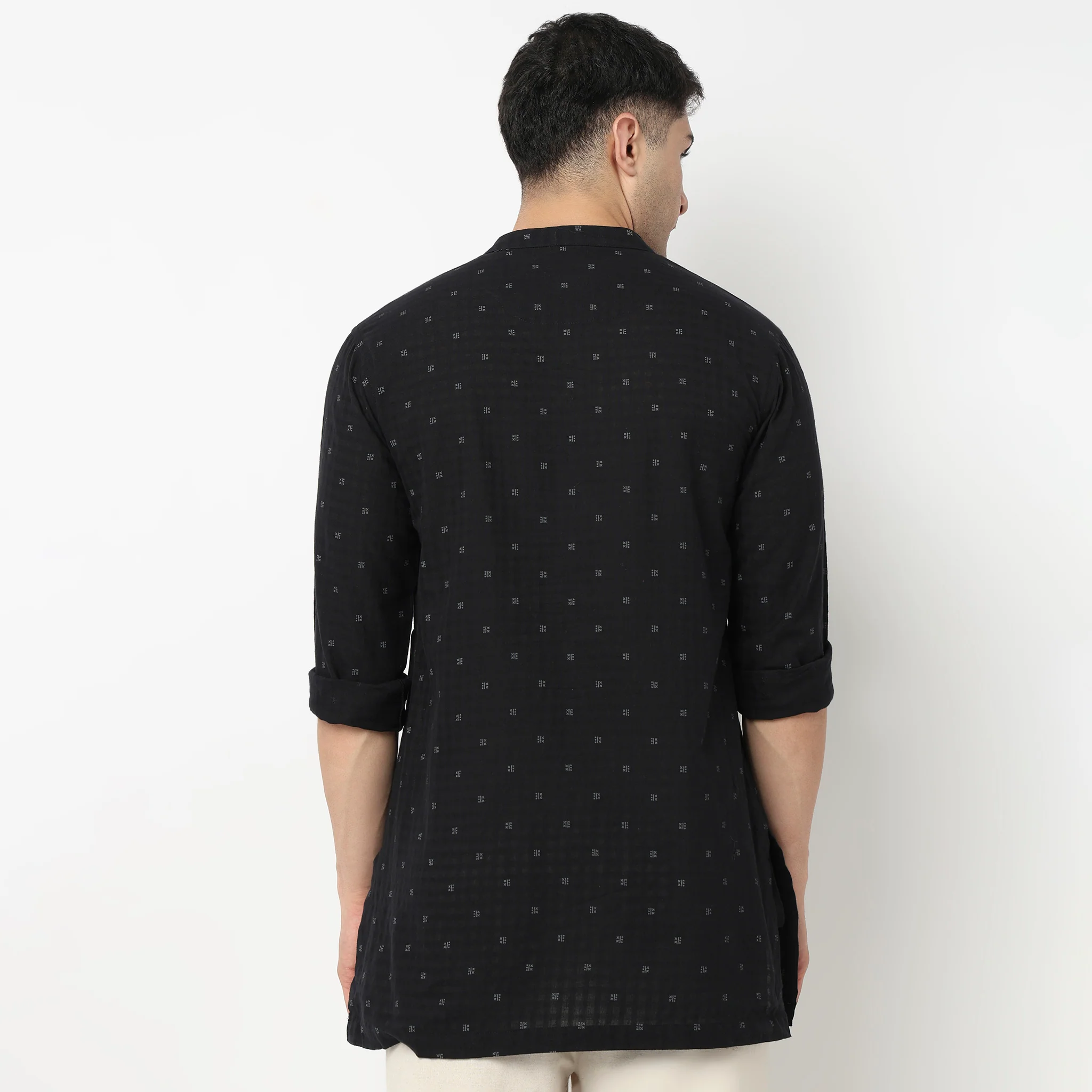 Cotton Printed Short Kurta - Image 3