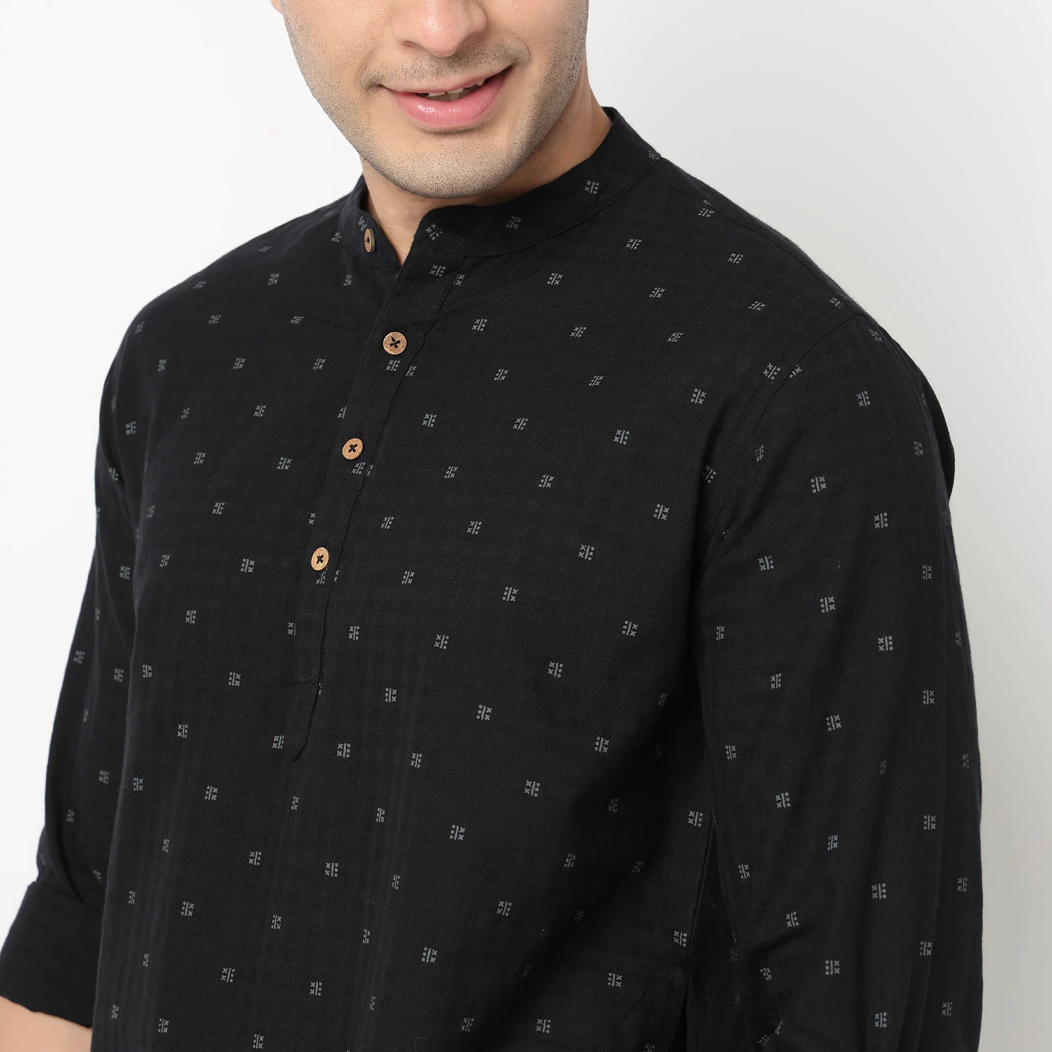 Cotton Printed Short Kurta - Image 4