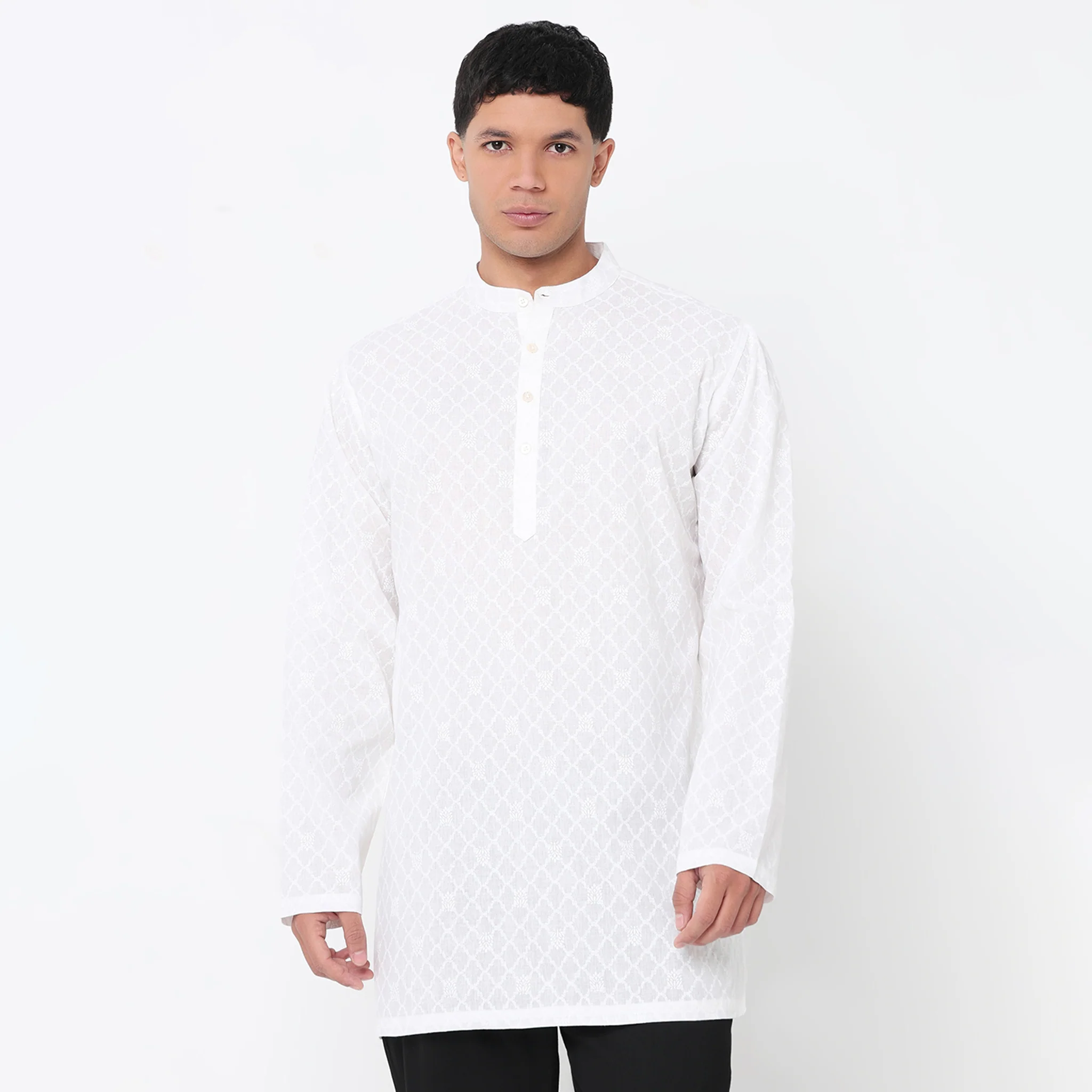 Cotton Printed Short Kurta - Image 2
