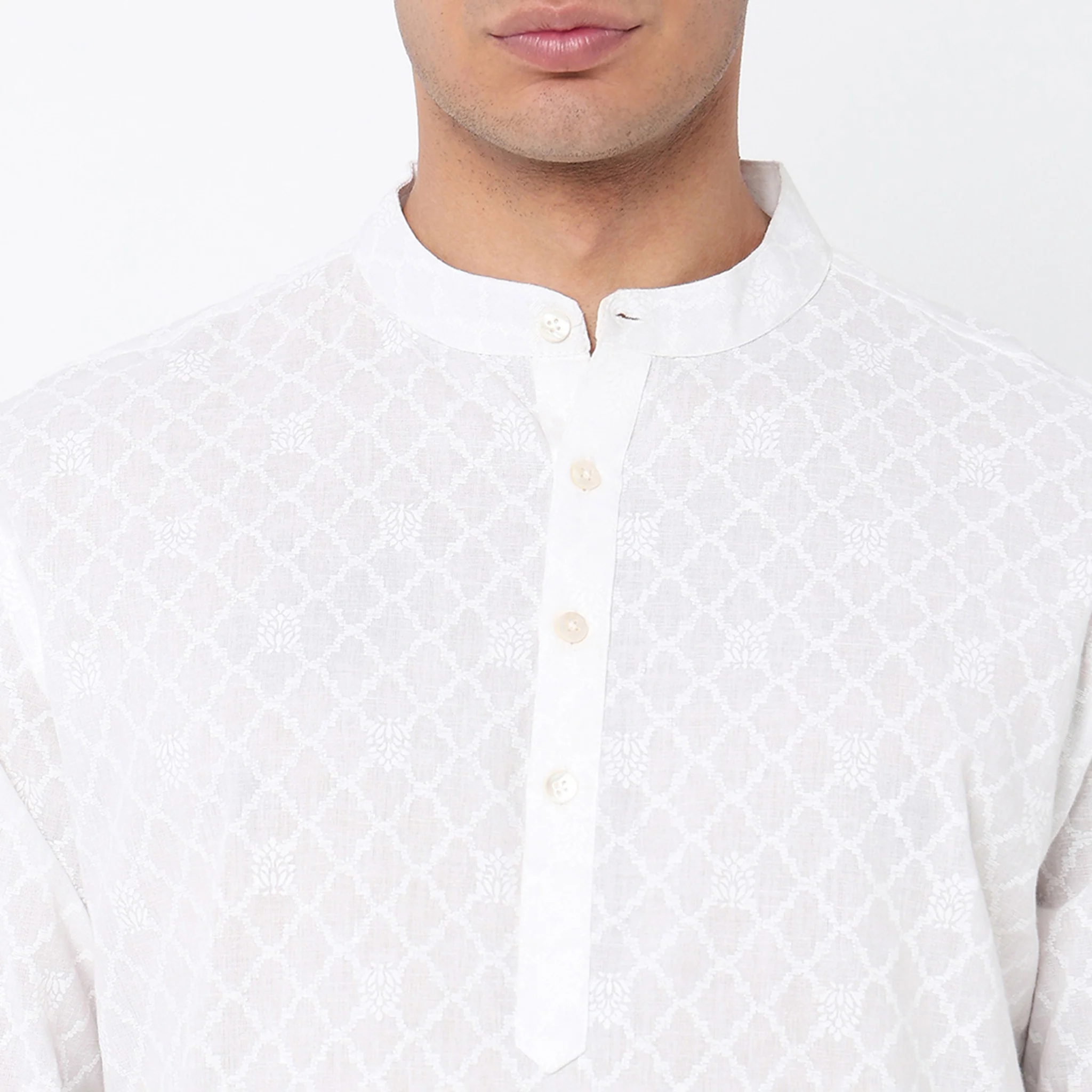 Cotton Printed Short Kurta - Image 4