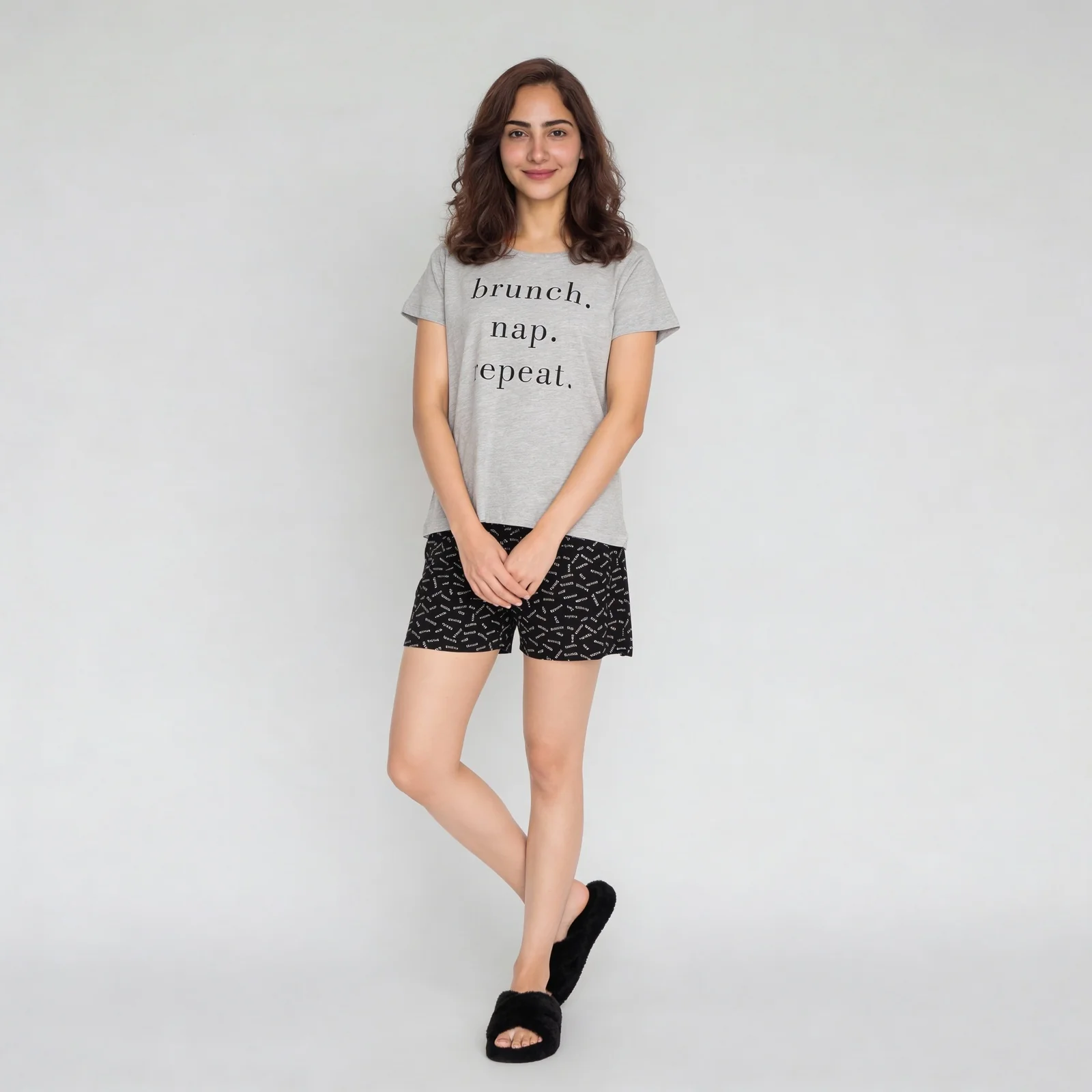 Cotton Printed Lounge T-Shirt