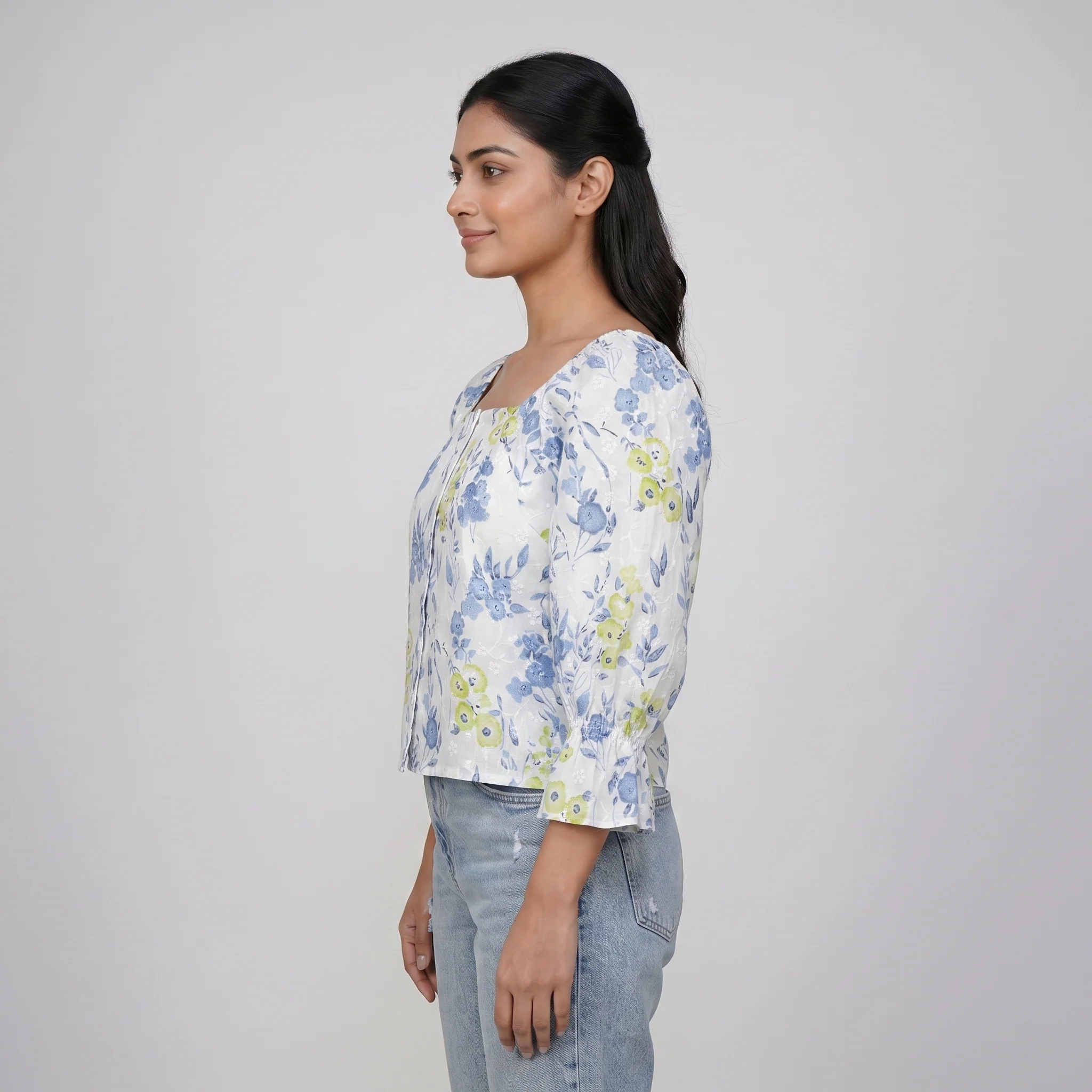 Cotton Printed Top - Image 2
