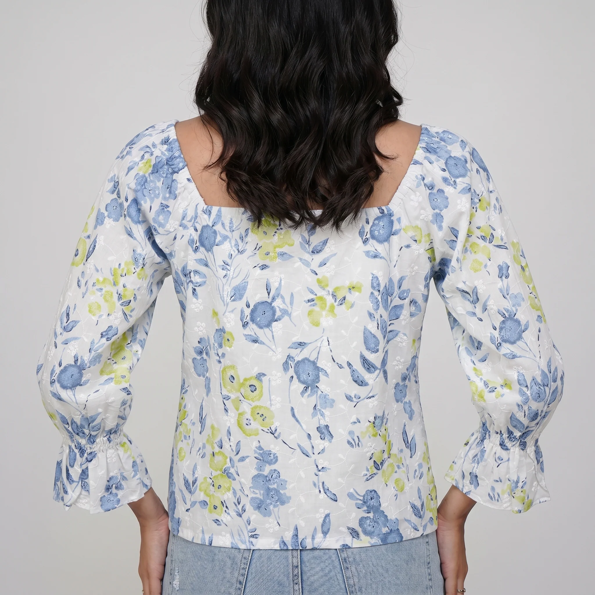 Cotton Printed Top - Image 3