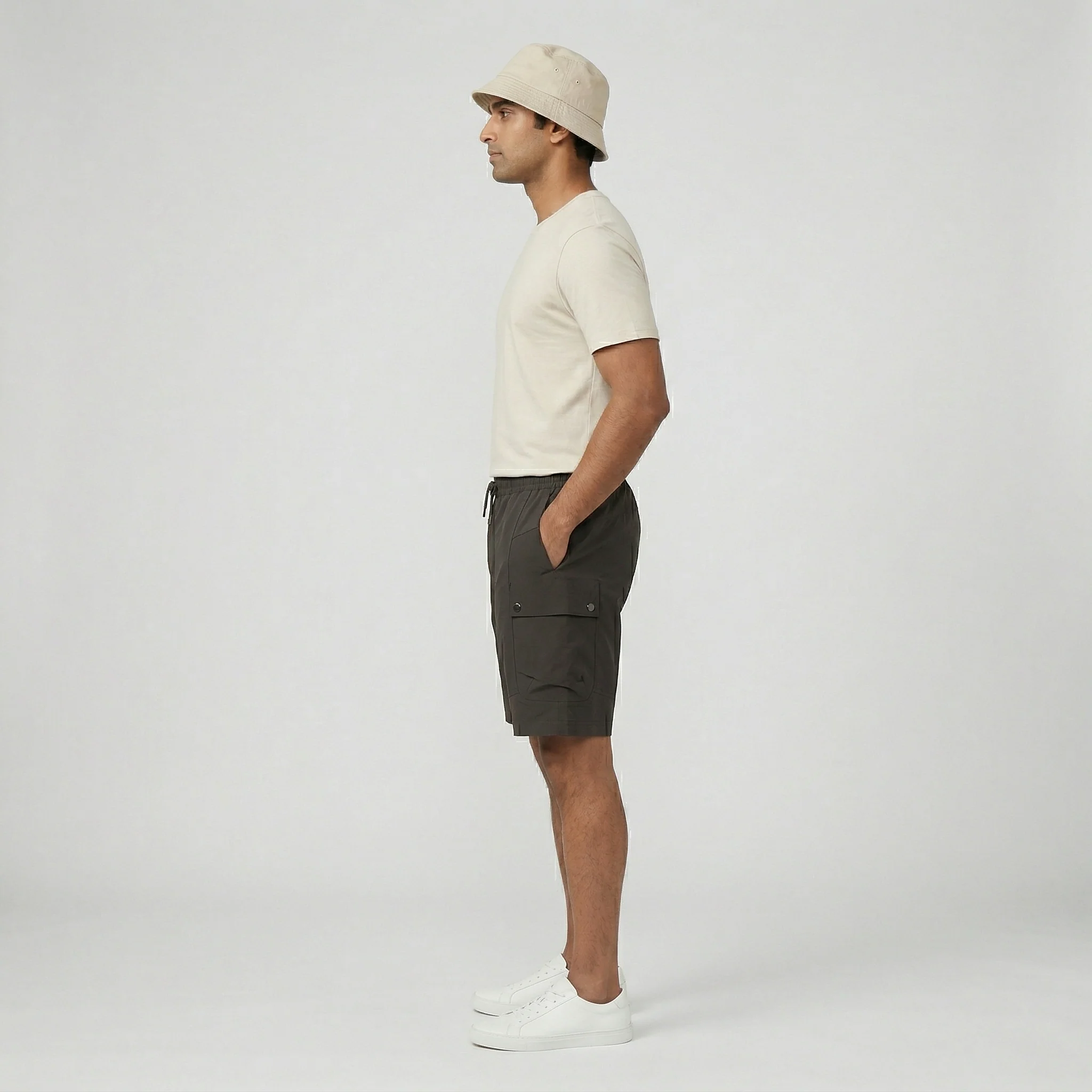 Cotton Solid Explorer Shorts - Image 2