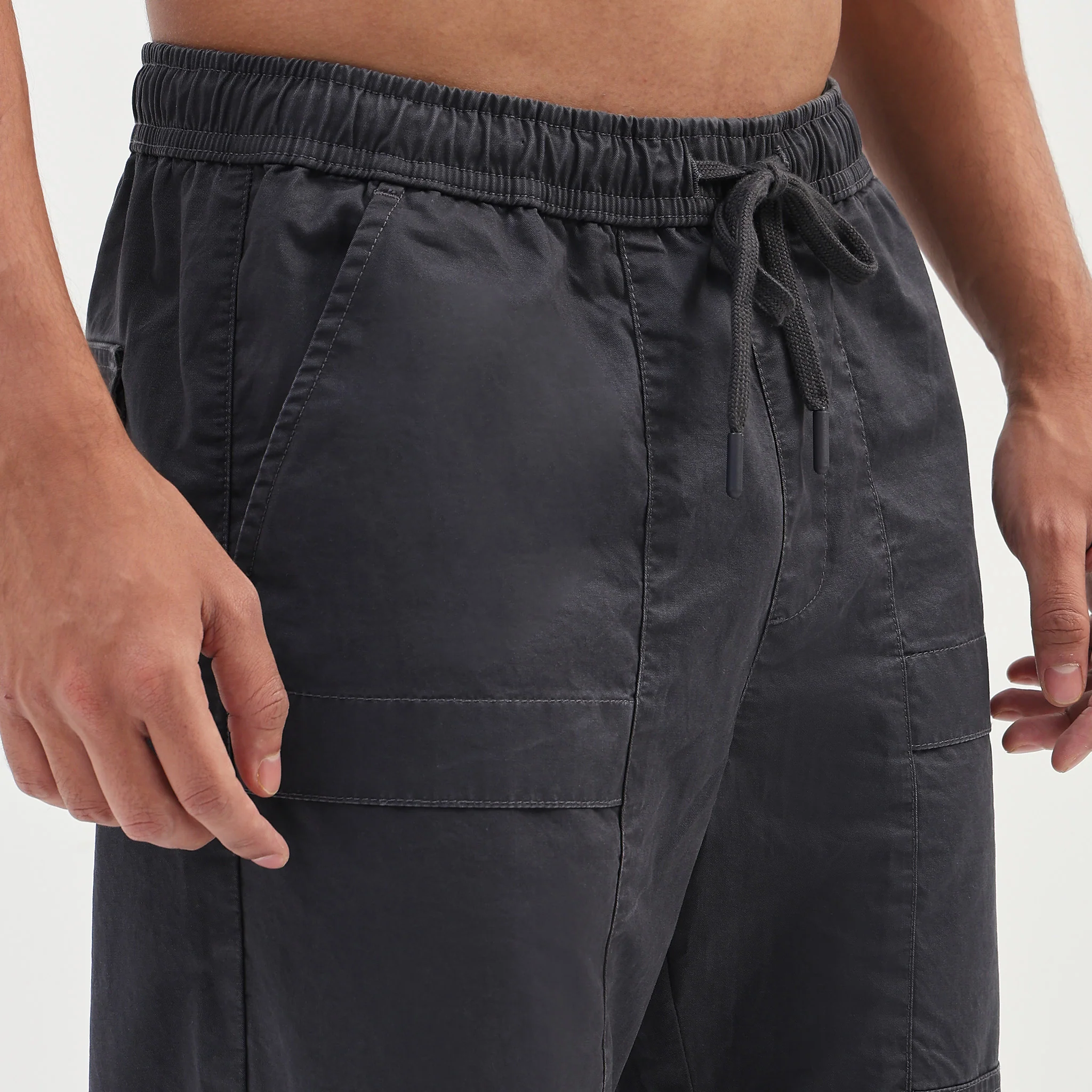 Cotton Solid Messenger Pants - Image 14