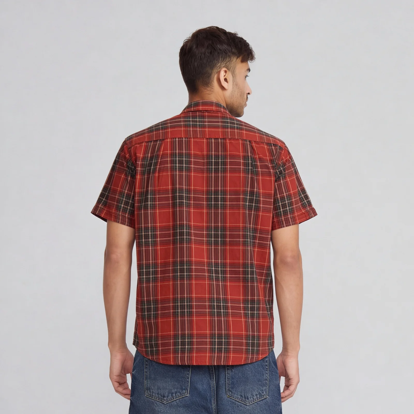 Cotton Striped Country Slub Shirt - Image 3