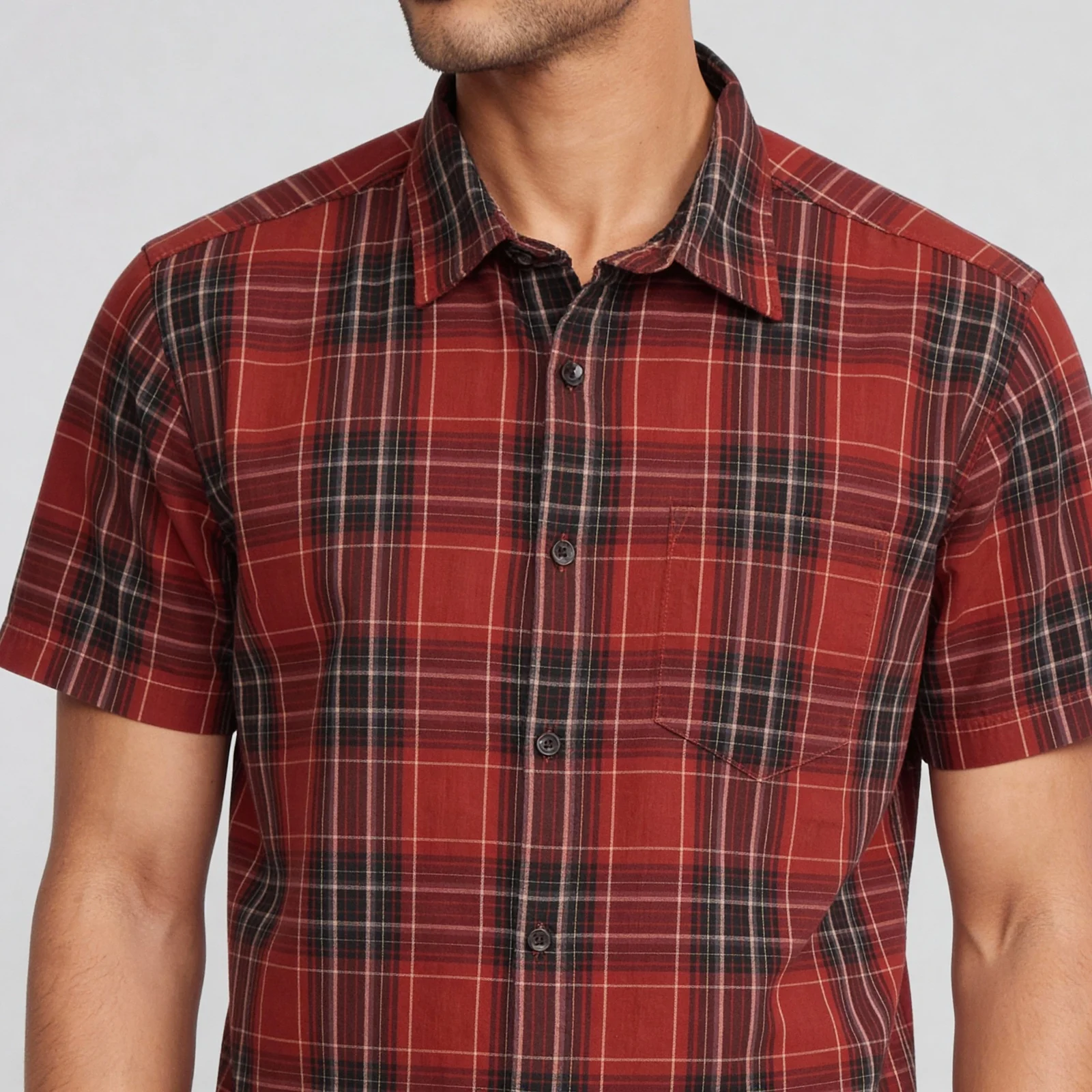 Cotton Striped Country Slub Shirt - Image 4