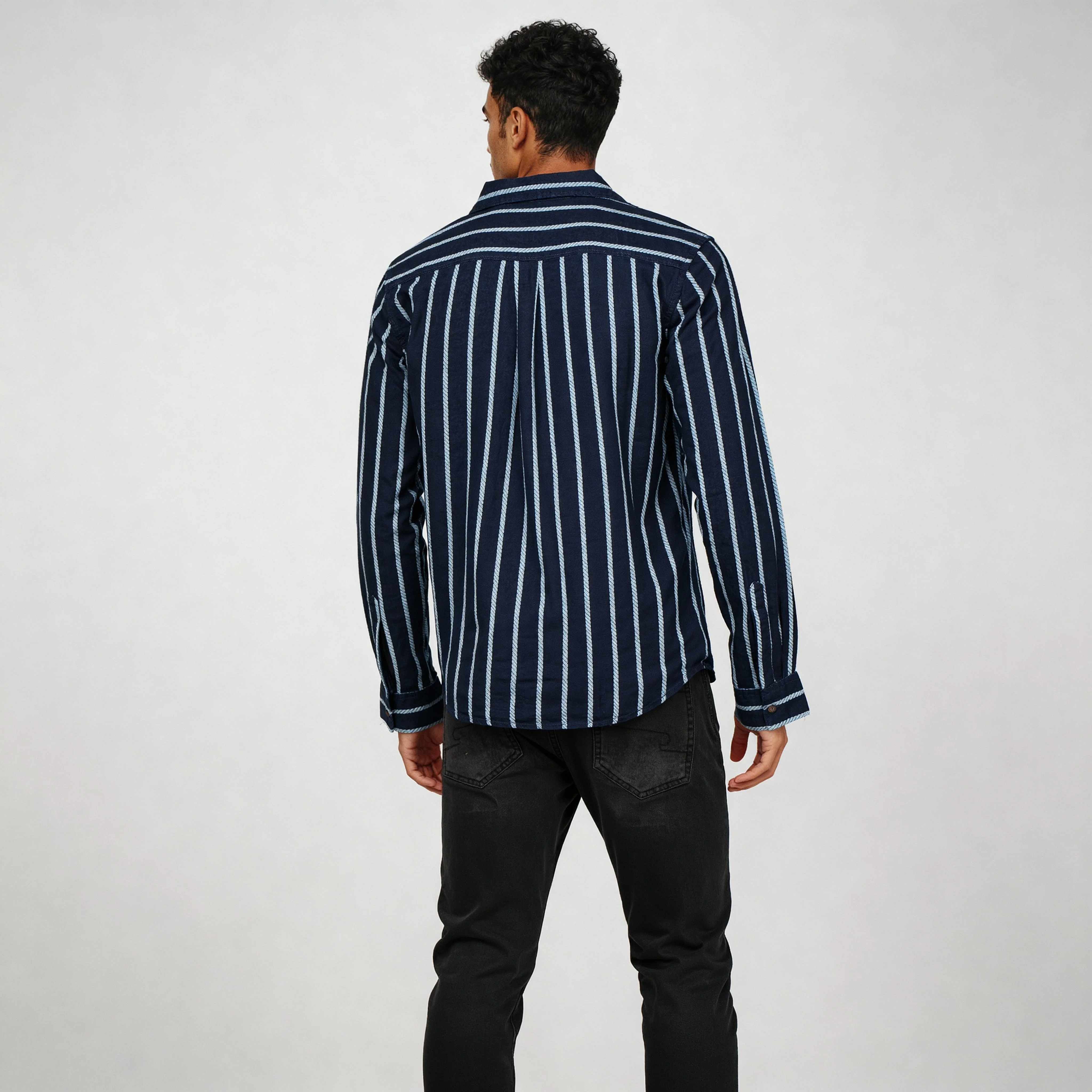 Cotton Striped Cruiser Shirt - Image 3