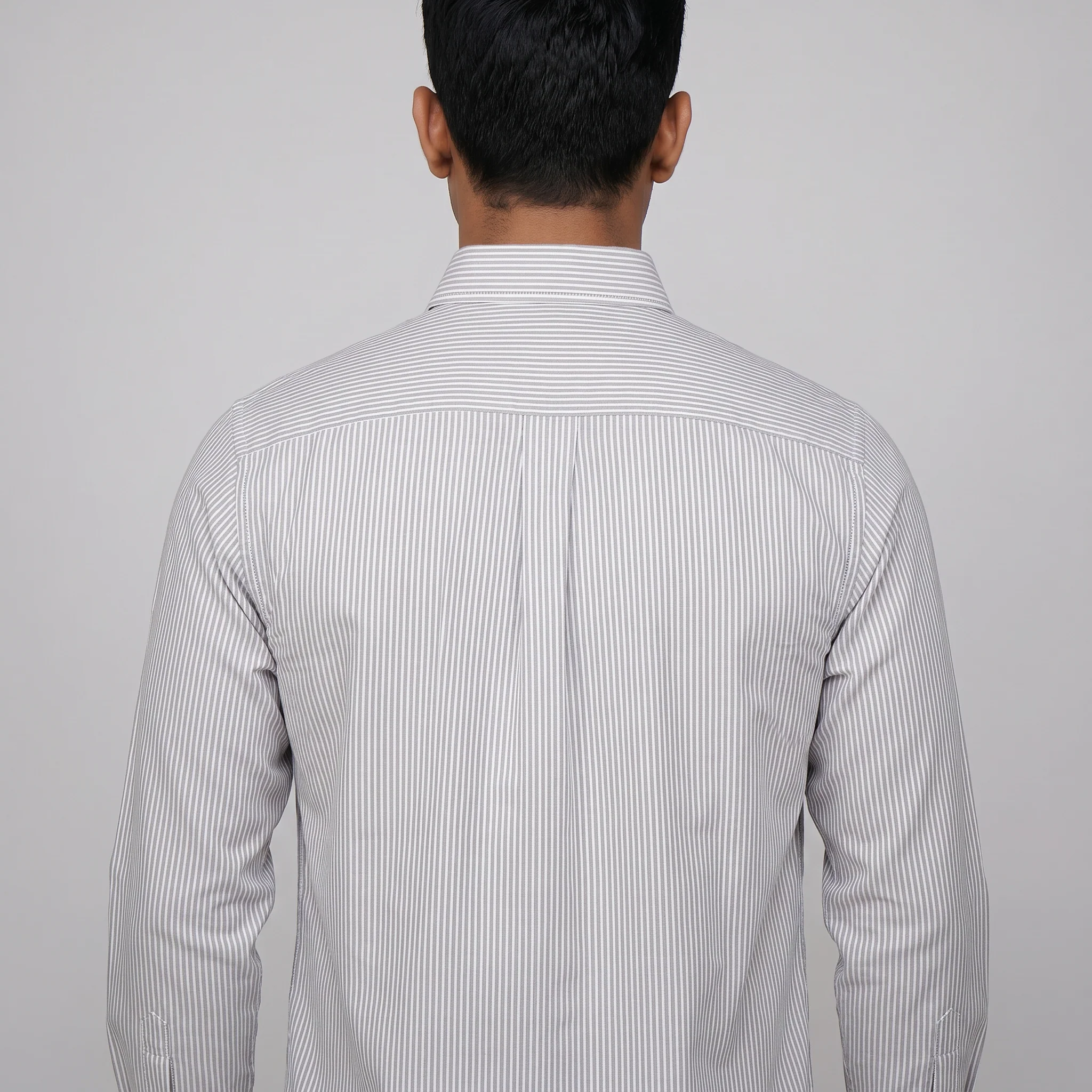 Cotton Striped Shirt - Image 7
