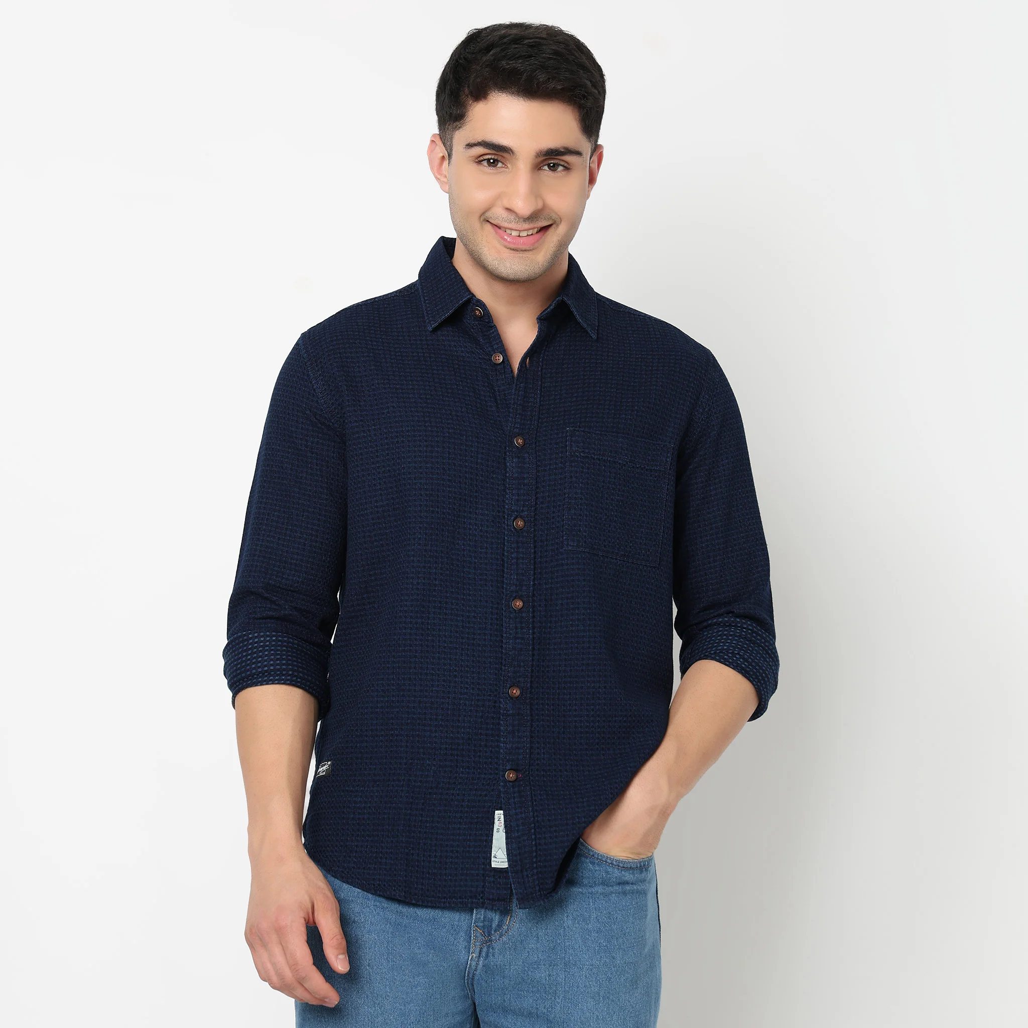 Cotton Structured Cruiser Shirt - Image 2