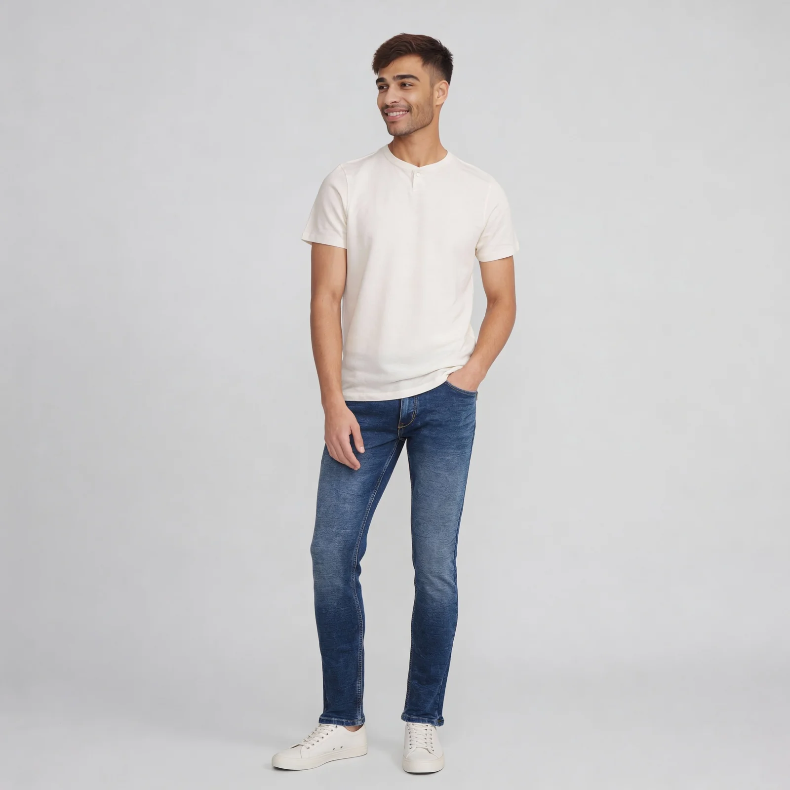 Cotton Structured Lumberjack T-Shirt
