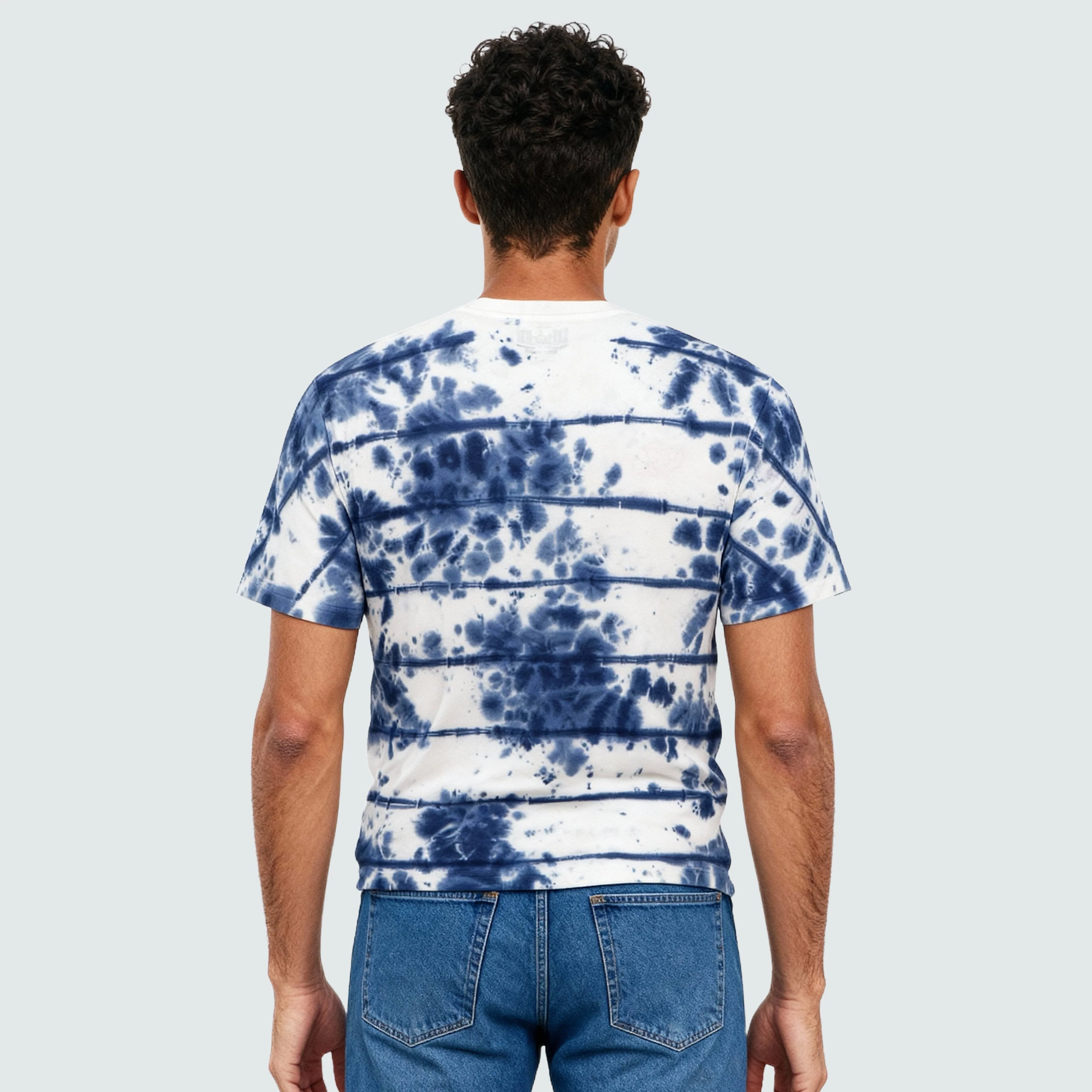 Cotton Tie and Dye Oversize Graphic T-Shirt - Image 3