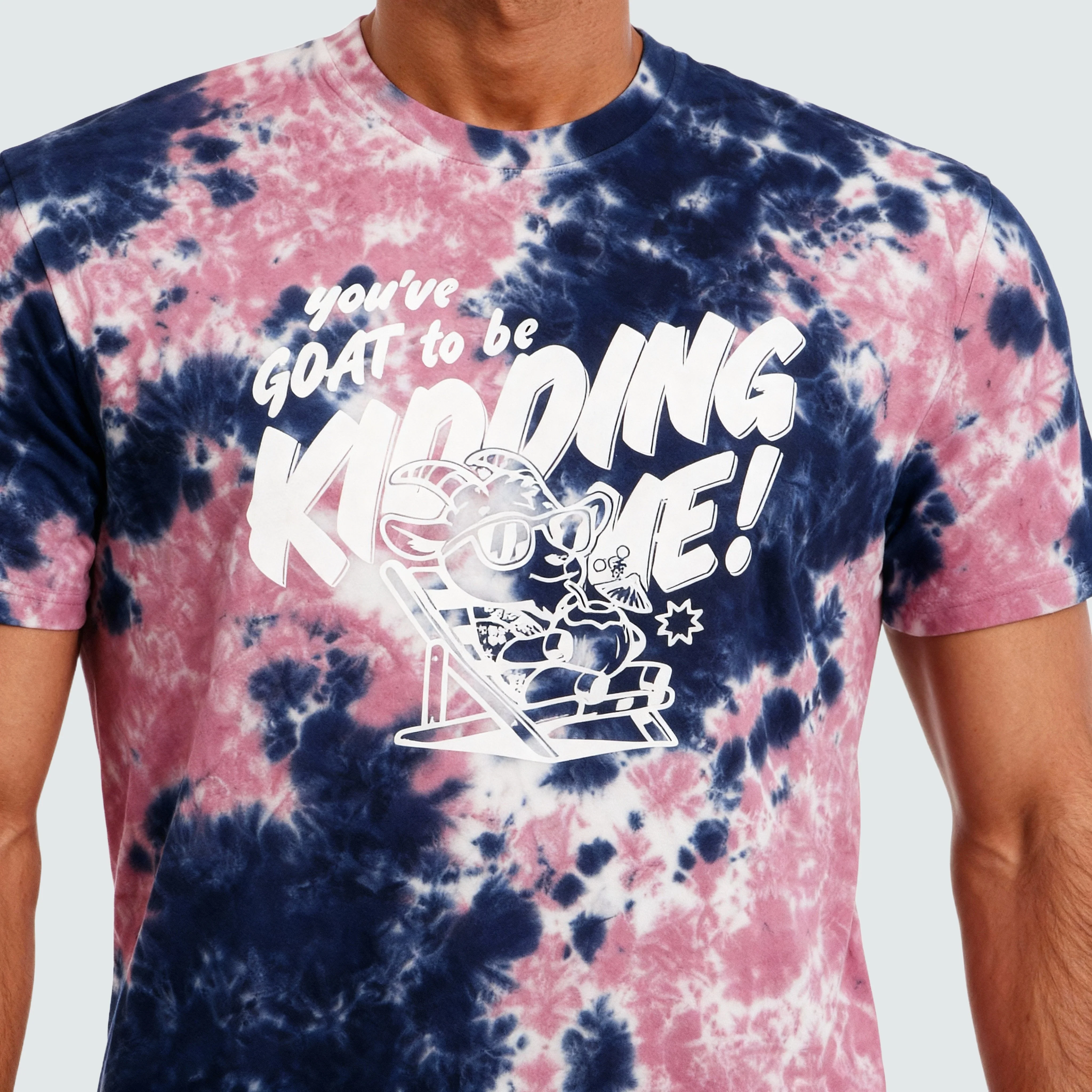 Cotton Tie and Dye Oversize Graphic T-Shirt - Image 4