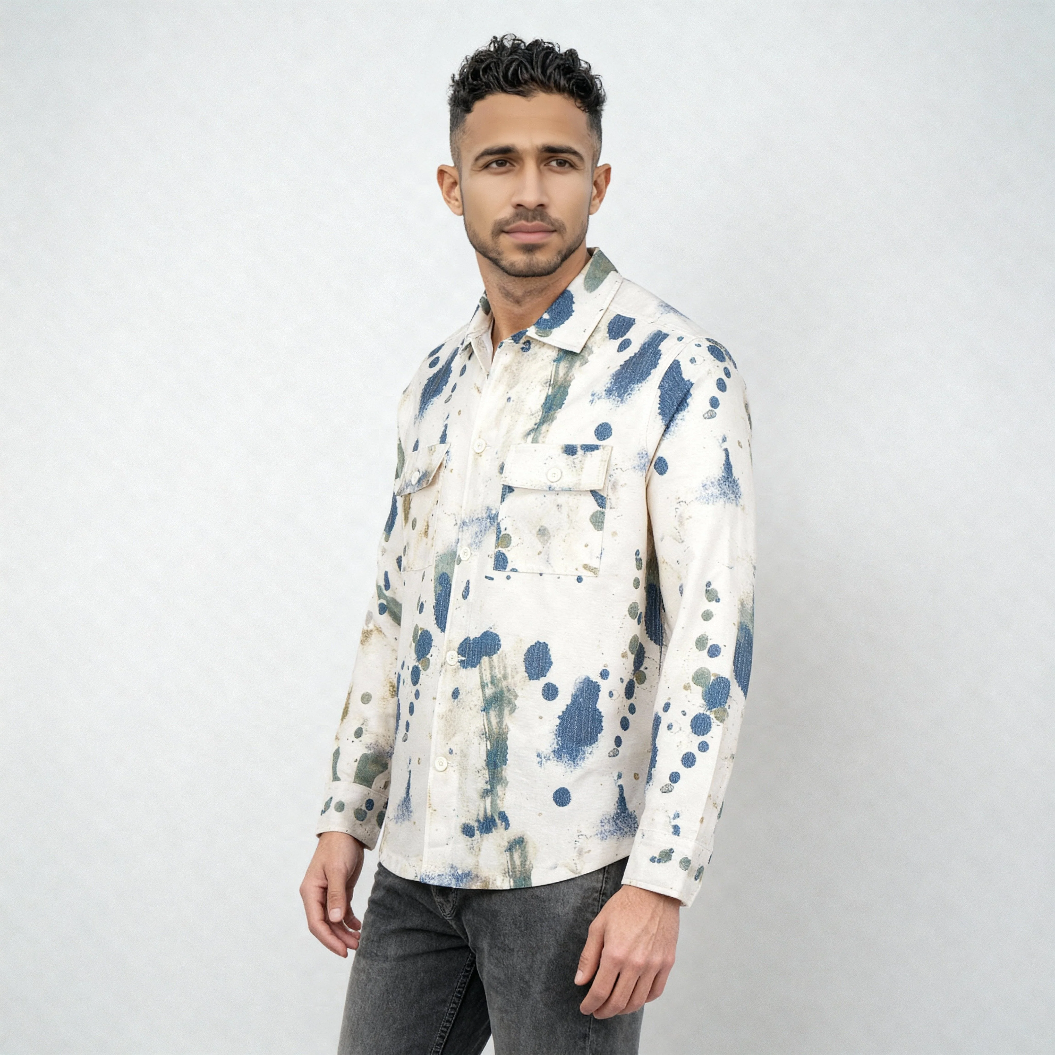 Cotton Tie-Dye Explorer Shacket - Image 10