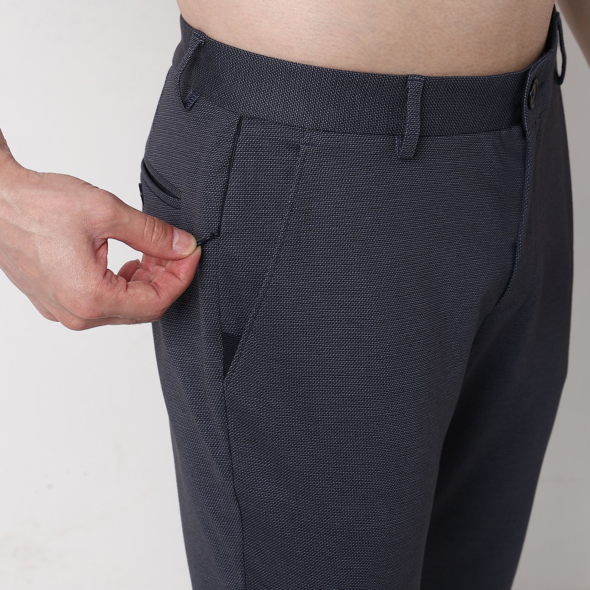 Crop Flex Pants - Ultra-Stretch Travel Friendly Crop Length With Secure Zip Pocket - Image 19
