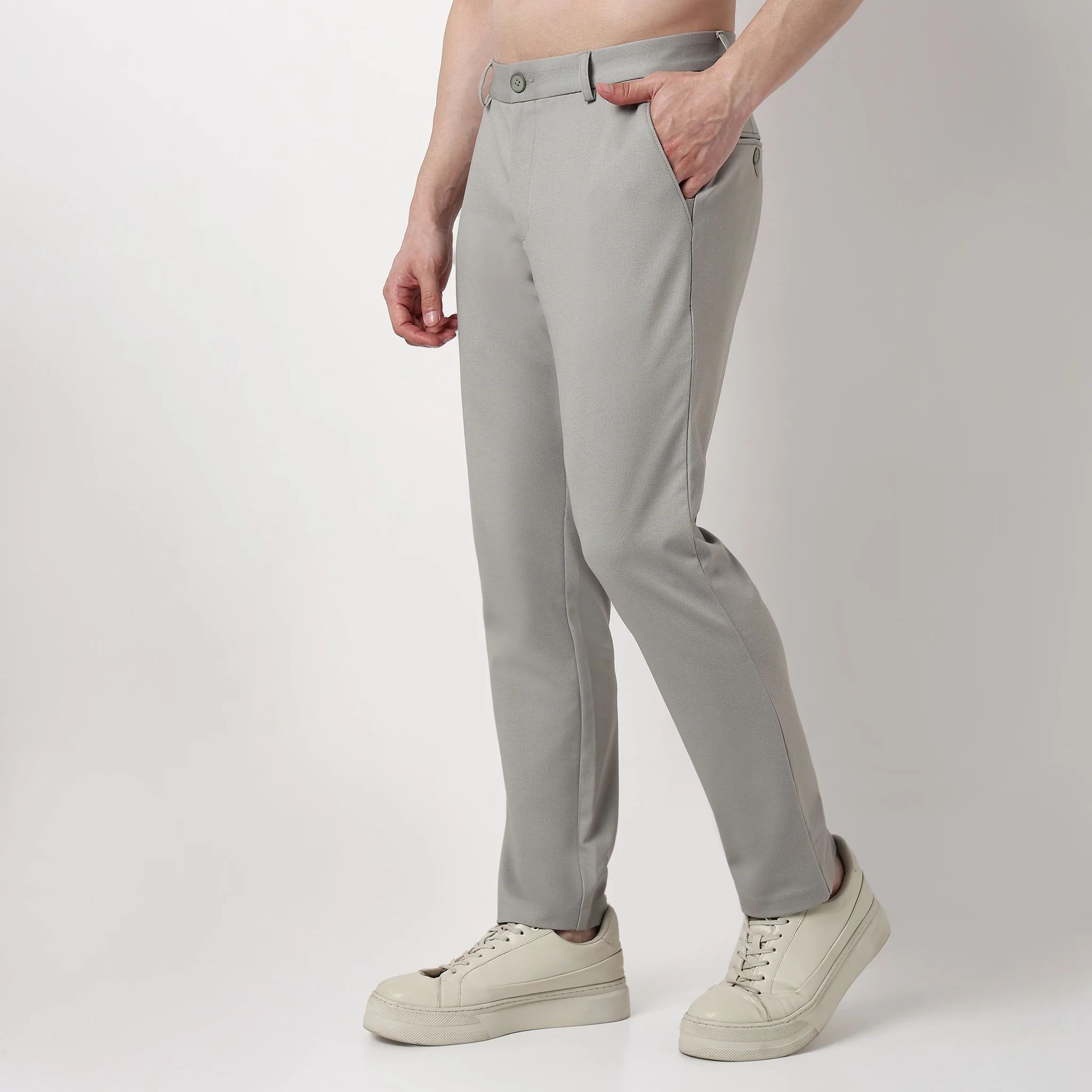 Crop Flex Pants - Ultra-Stretch Travel Friendly Crop Length With Secure Zip Pocket - Image 30