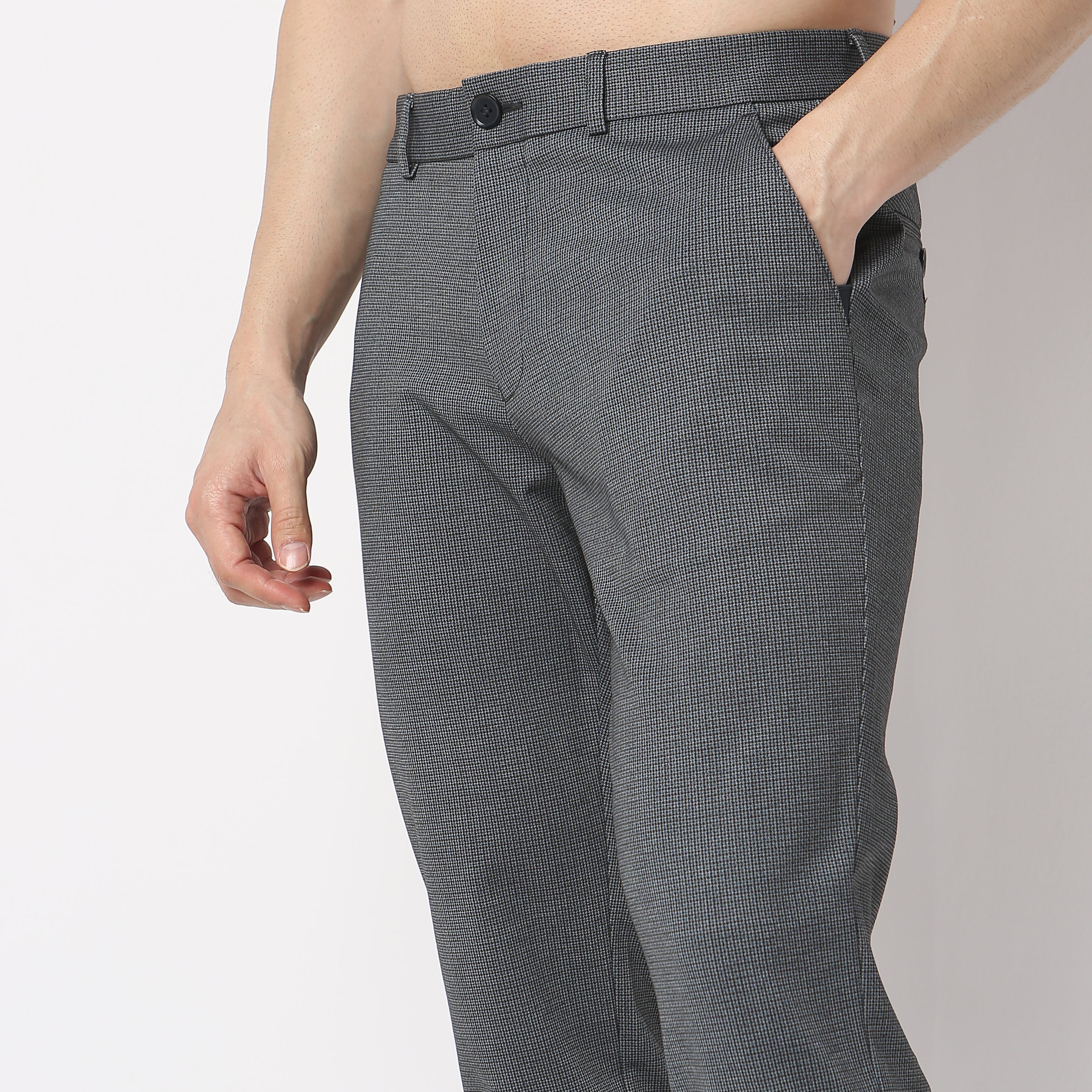 Crop Flex Pants - Ultra-Stretch Travel Friendly Crop Length With Secure Zip Pocket - Image 34
