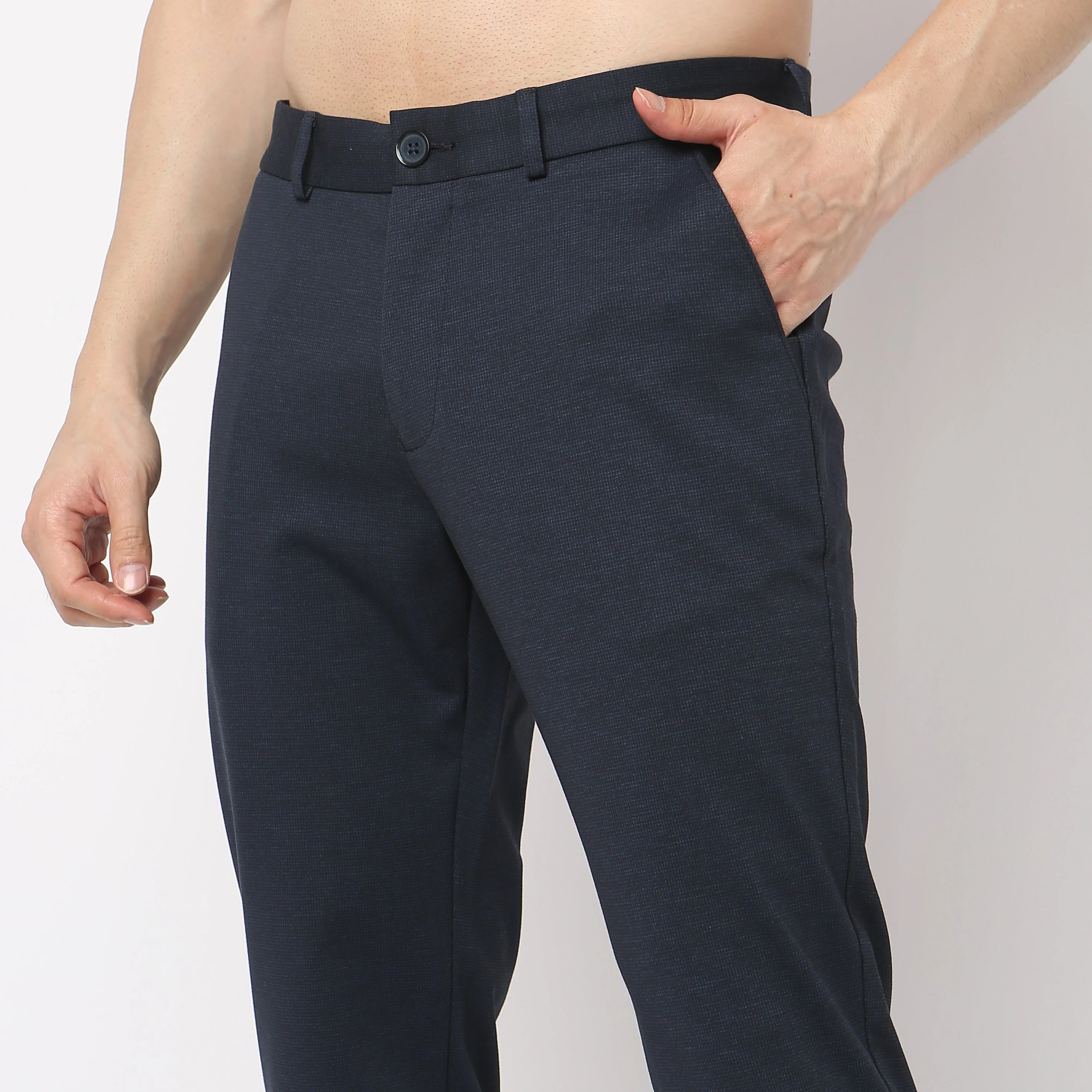 Crop Flex Pants - Ultra-Stretch Travel Friendly Crop Length With Secure Zip Pocket - Image 49