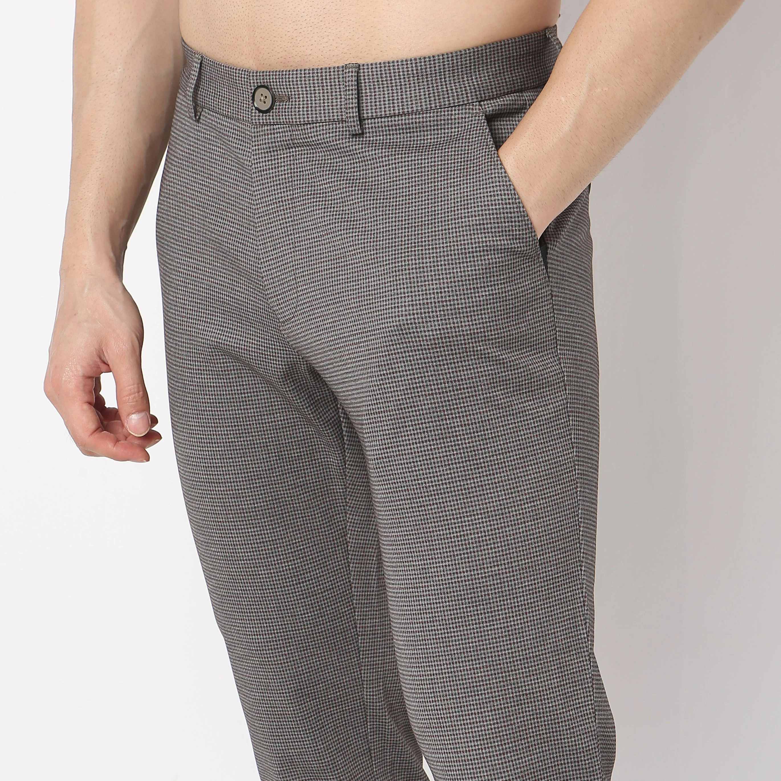 Crop Flex Pants - Ultra-Stretch Travel Friendly Crop Length With Secure Zip Pocket - Image 54