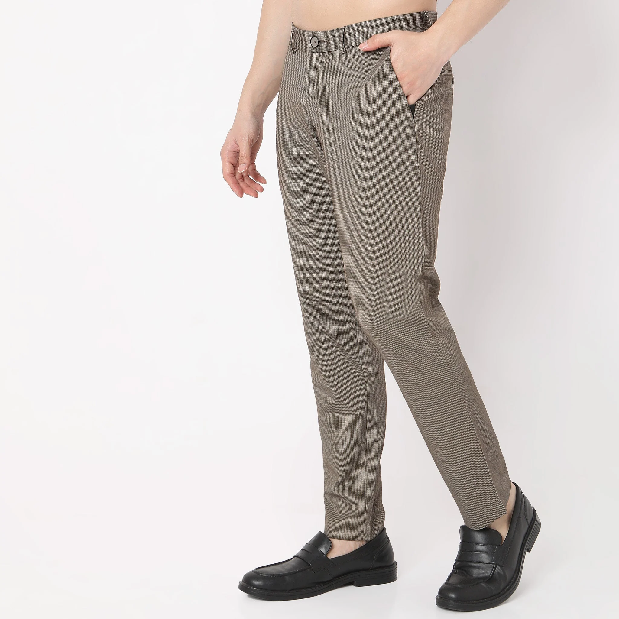 Crop Flex Pants - Ultra-Stretch Travel Friendly Crop Length With Secure Zip Pocket - Image 59