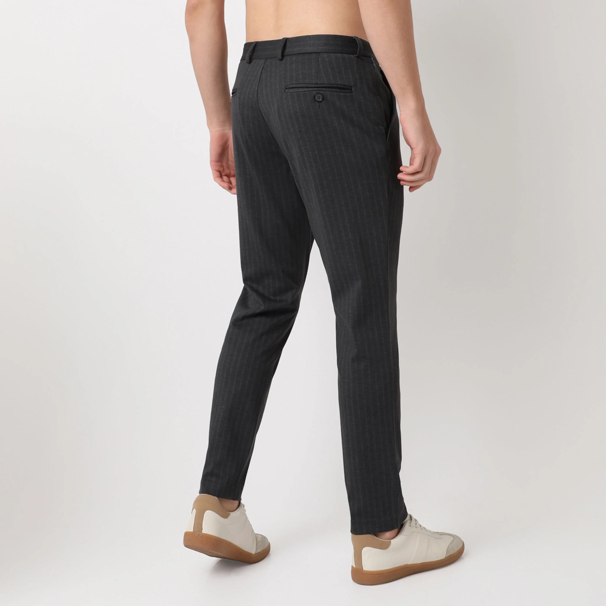 Crop Flex Pants - Ultra-Stretch Travel Friendly Crop Length With Secure Zip Pocket - Image 62