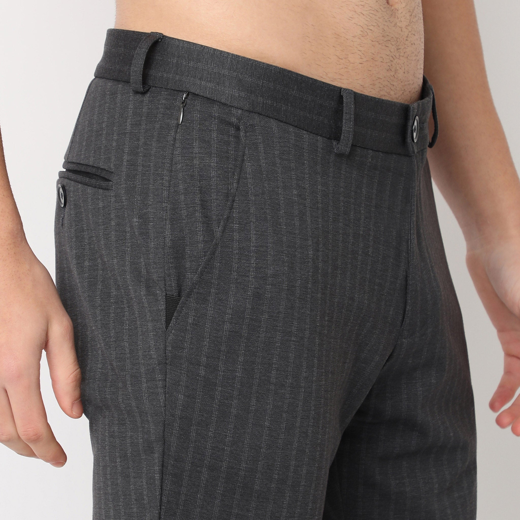 Crop Flex Pants - Ultra-Stretch Travel Friendly Crop Length With Secure Zip Pocket - Image 63