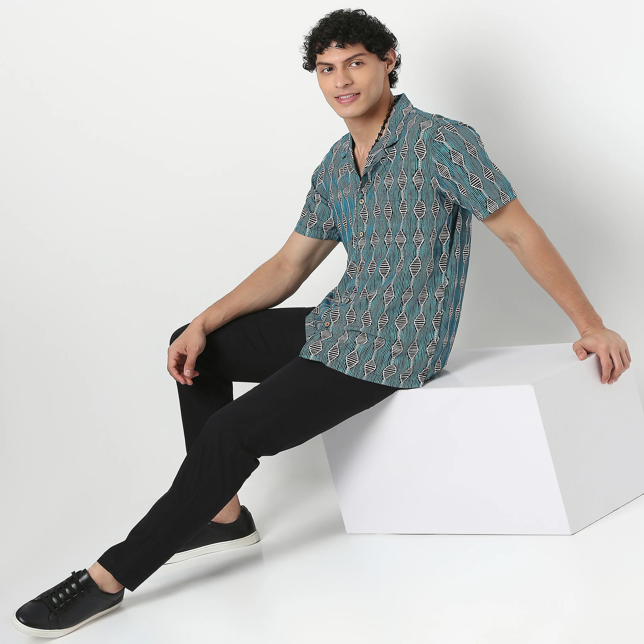 Cuban Printed Artistry Shirt