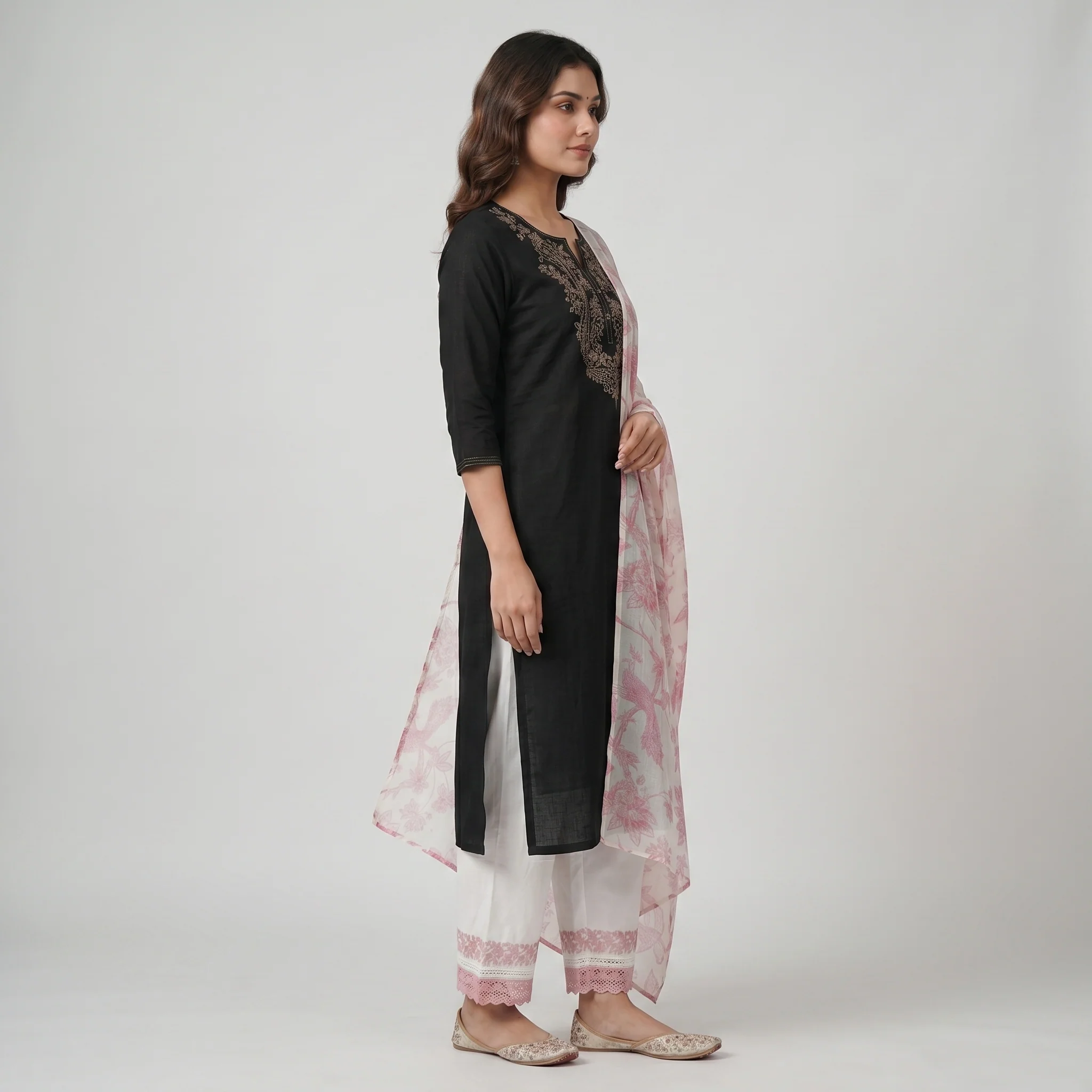 Digital Print Chiffon Dupatta - Image 2