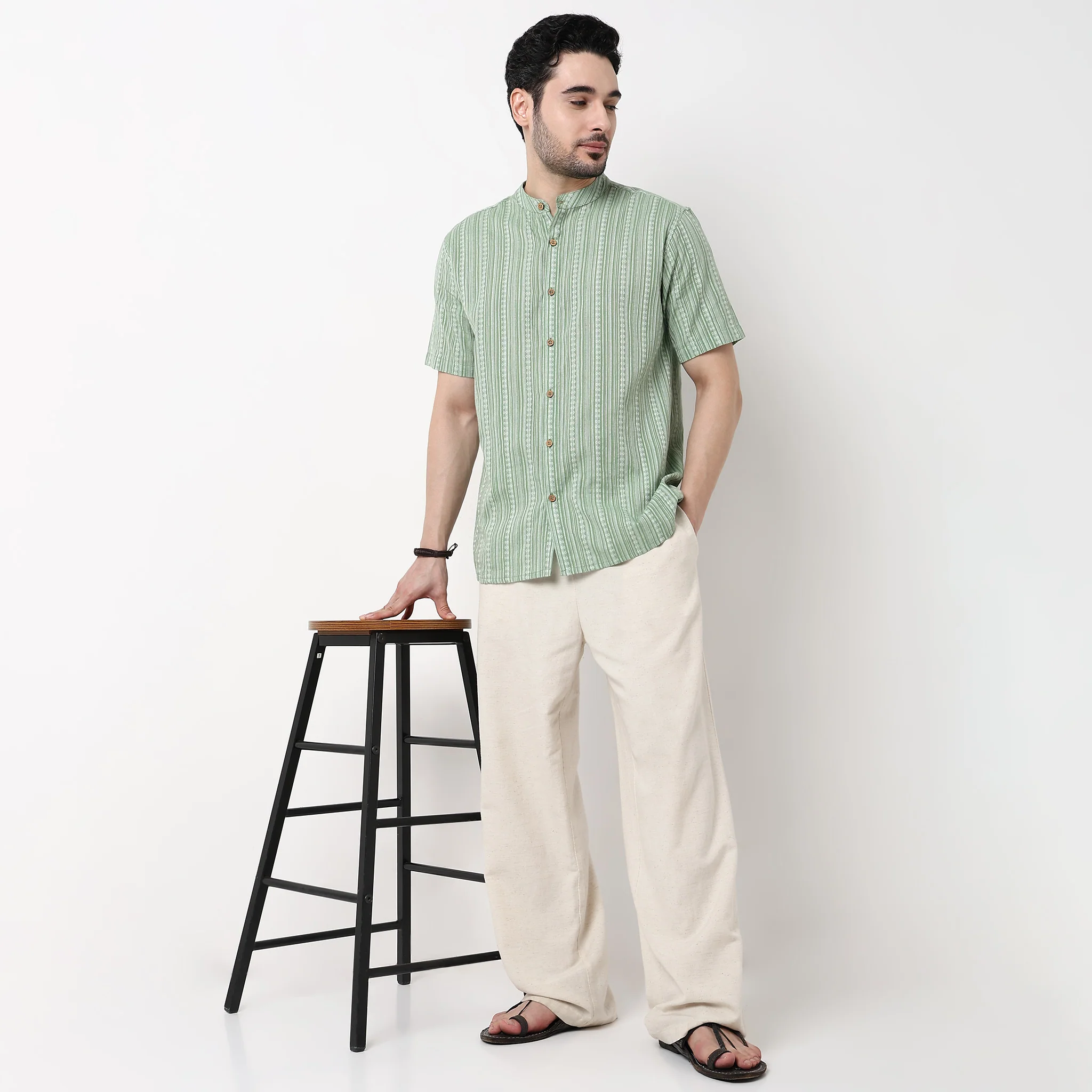 Dobby Striped Shirt
