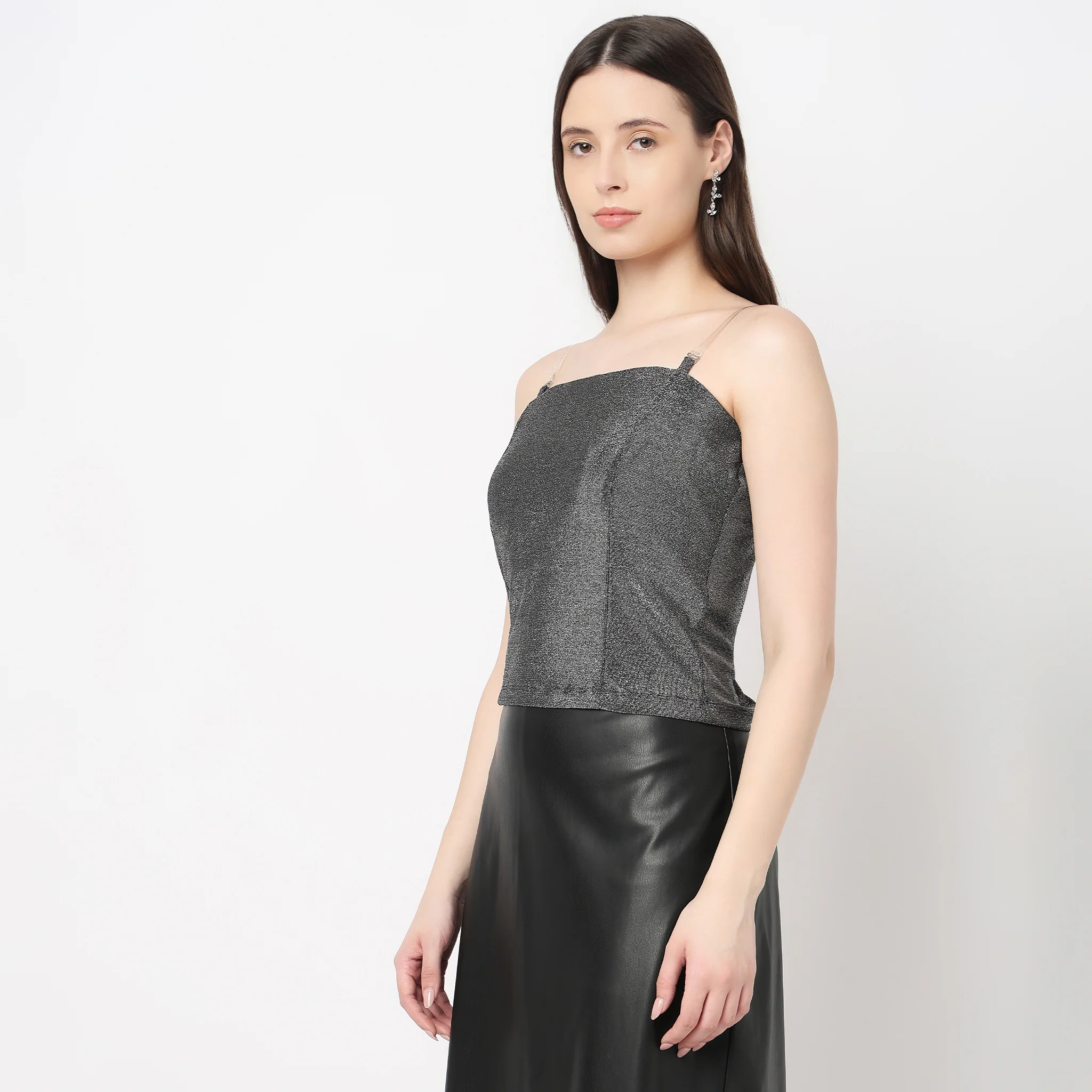Embellished Square Neck Tube Top - Image 5