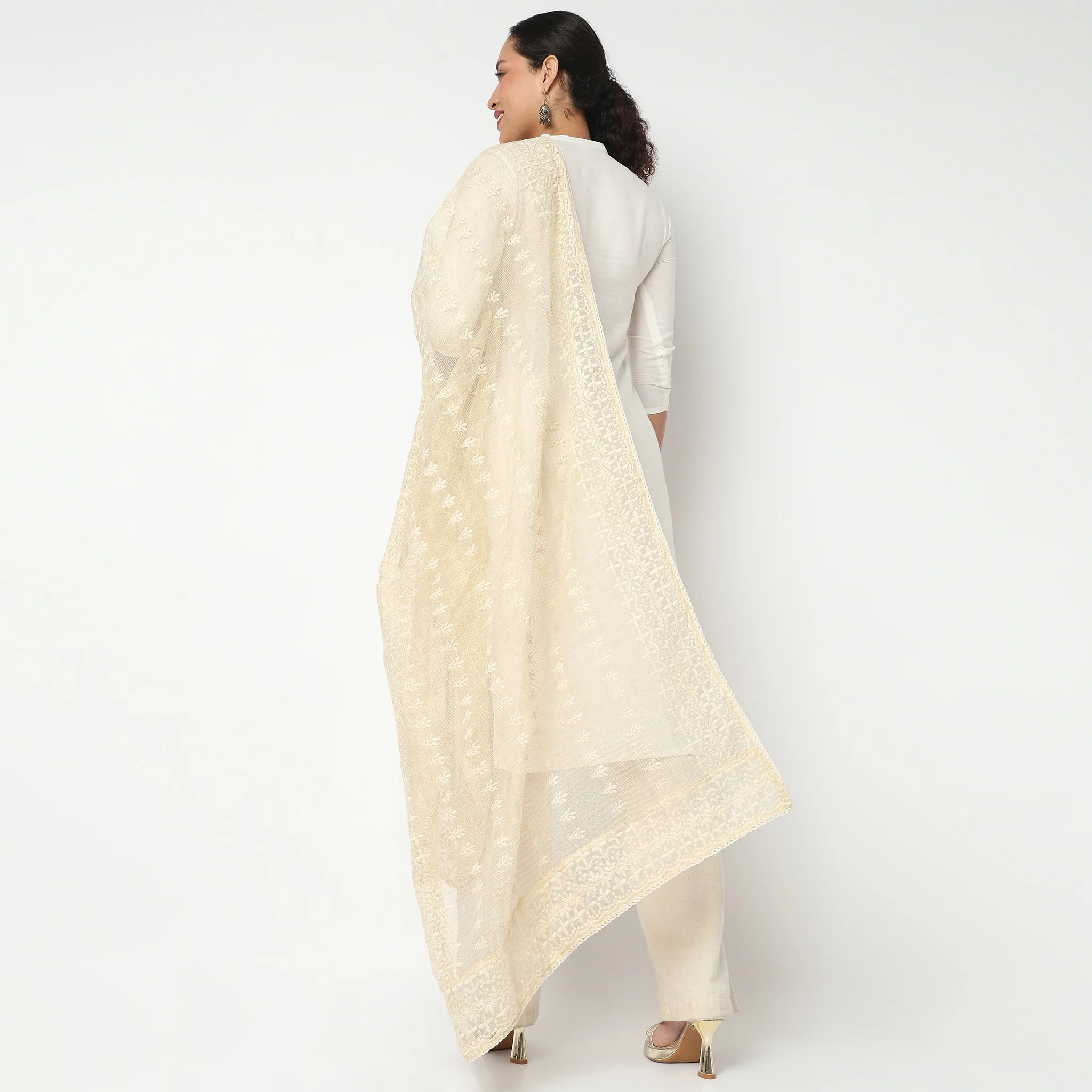 Embroidered Dupatta - Image 2