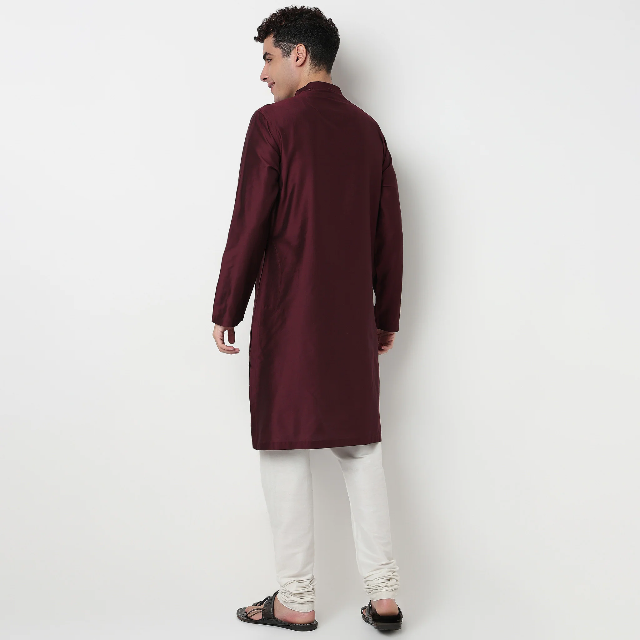 All Over Embroidered Long Kurta - Image 8