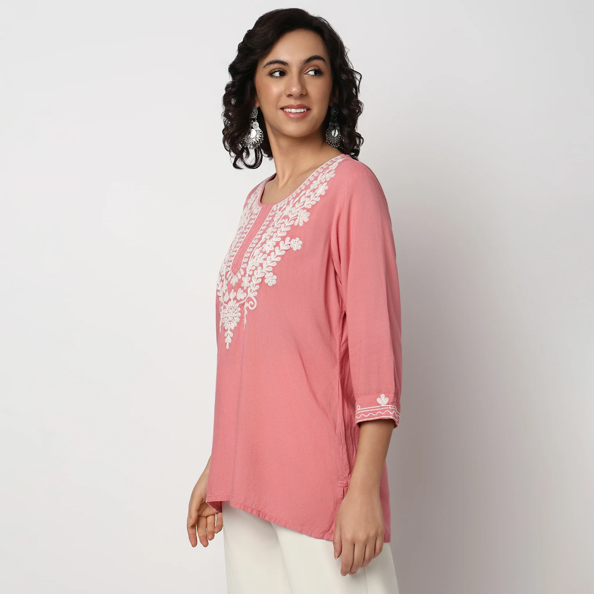 Embroidered Short Kurti - Image 5